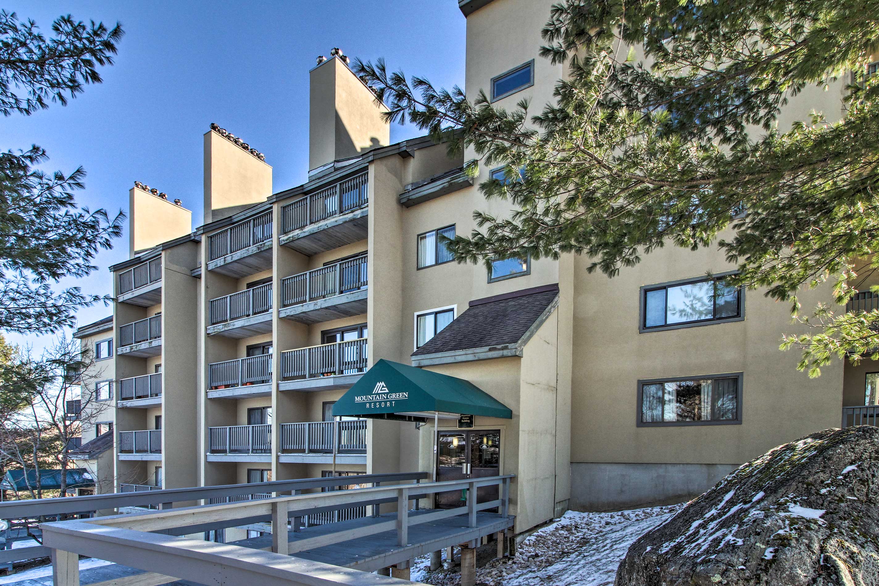 This condo is located in the Mountain Green Resort.