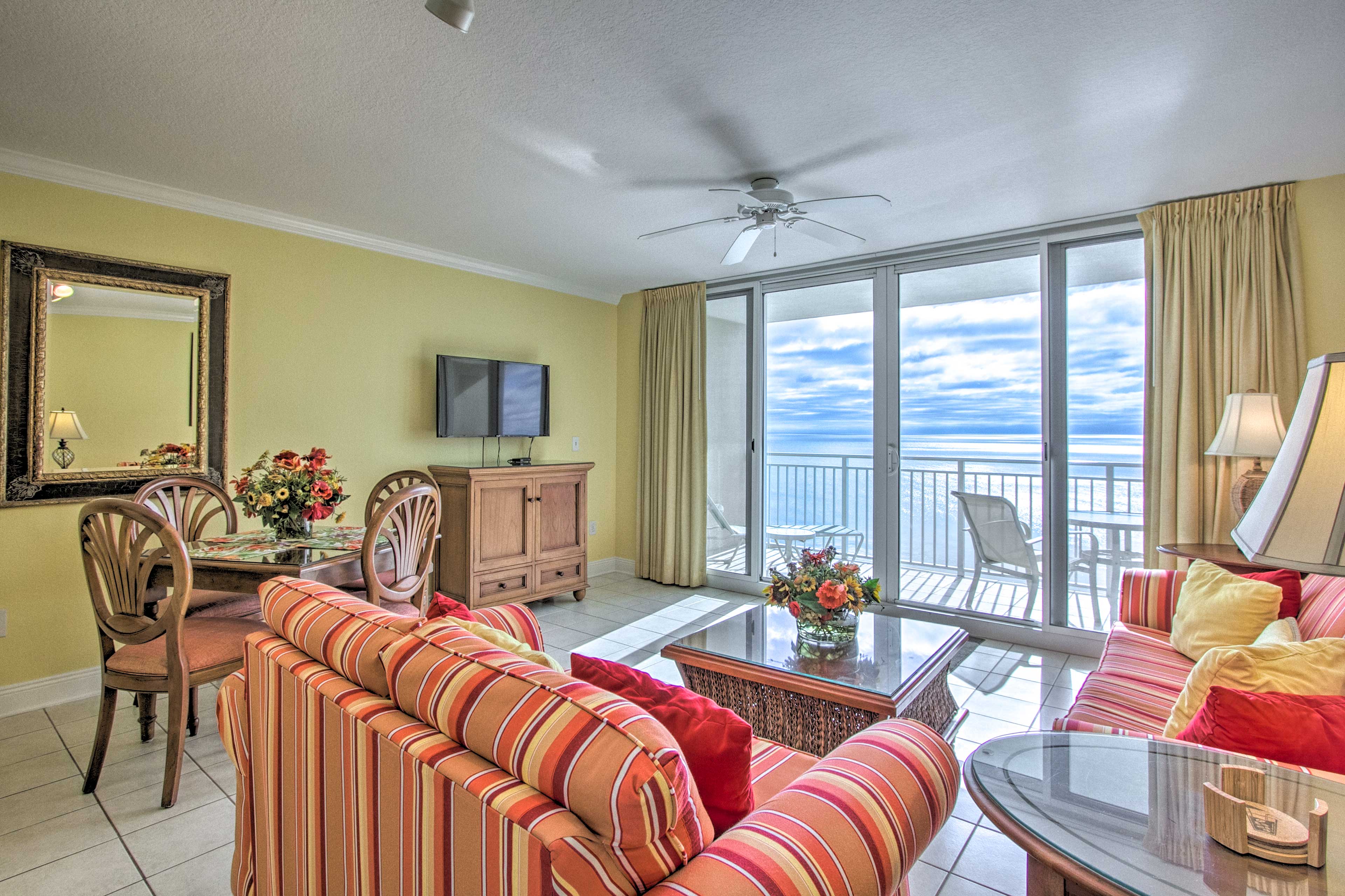 Panama City Beach Vacation Rental | 1BR | 1BA | 792 Sq Ft | Step-Free Access