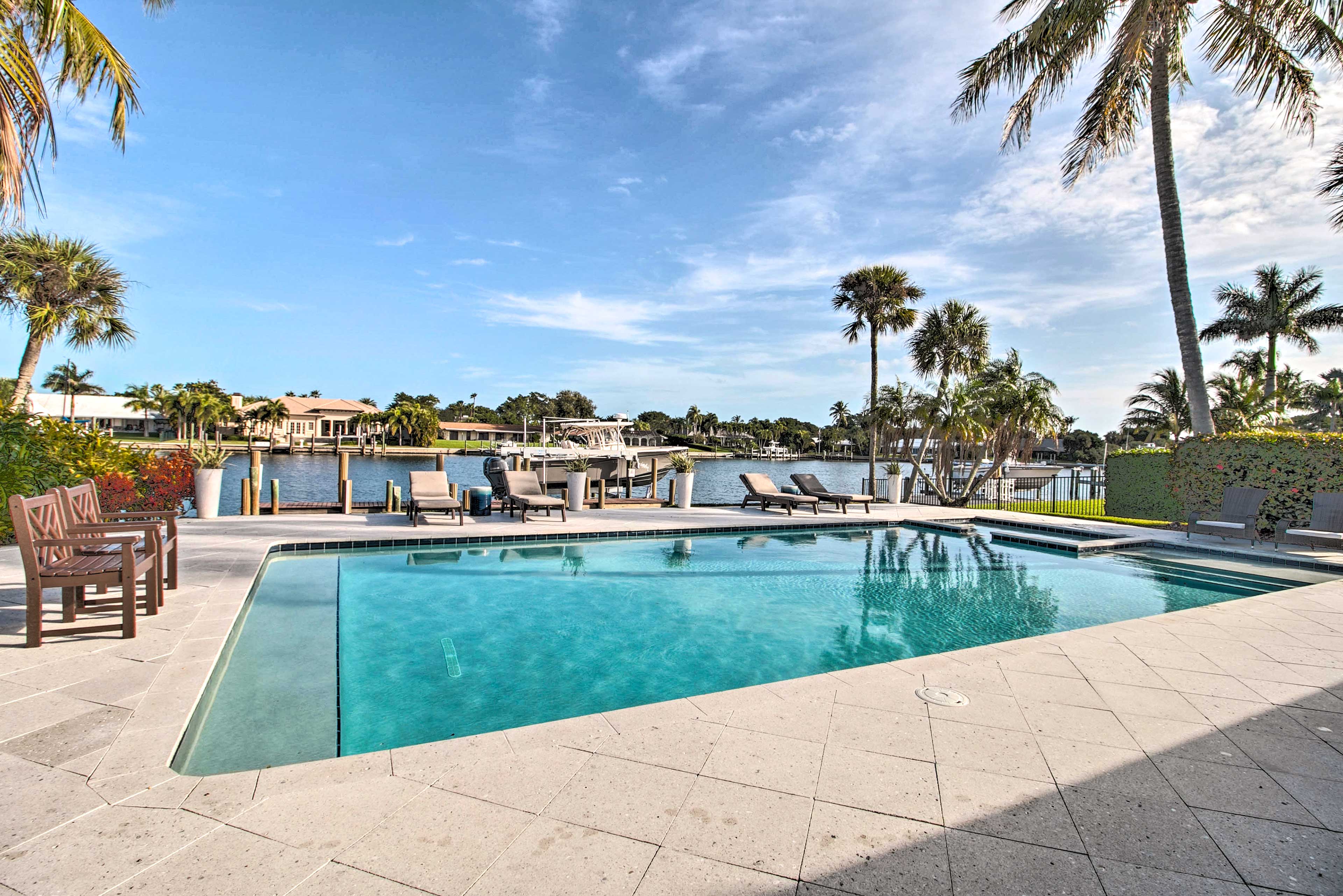 Beat the Florida heat with this top-notch private pool (not heated).