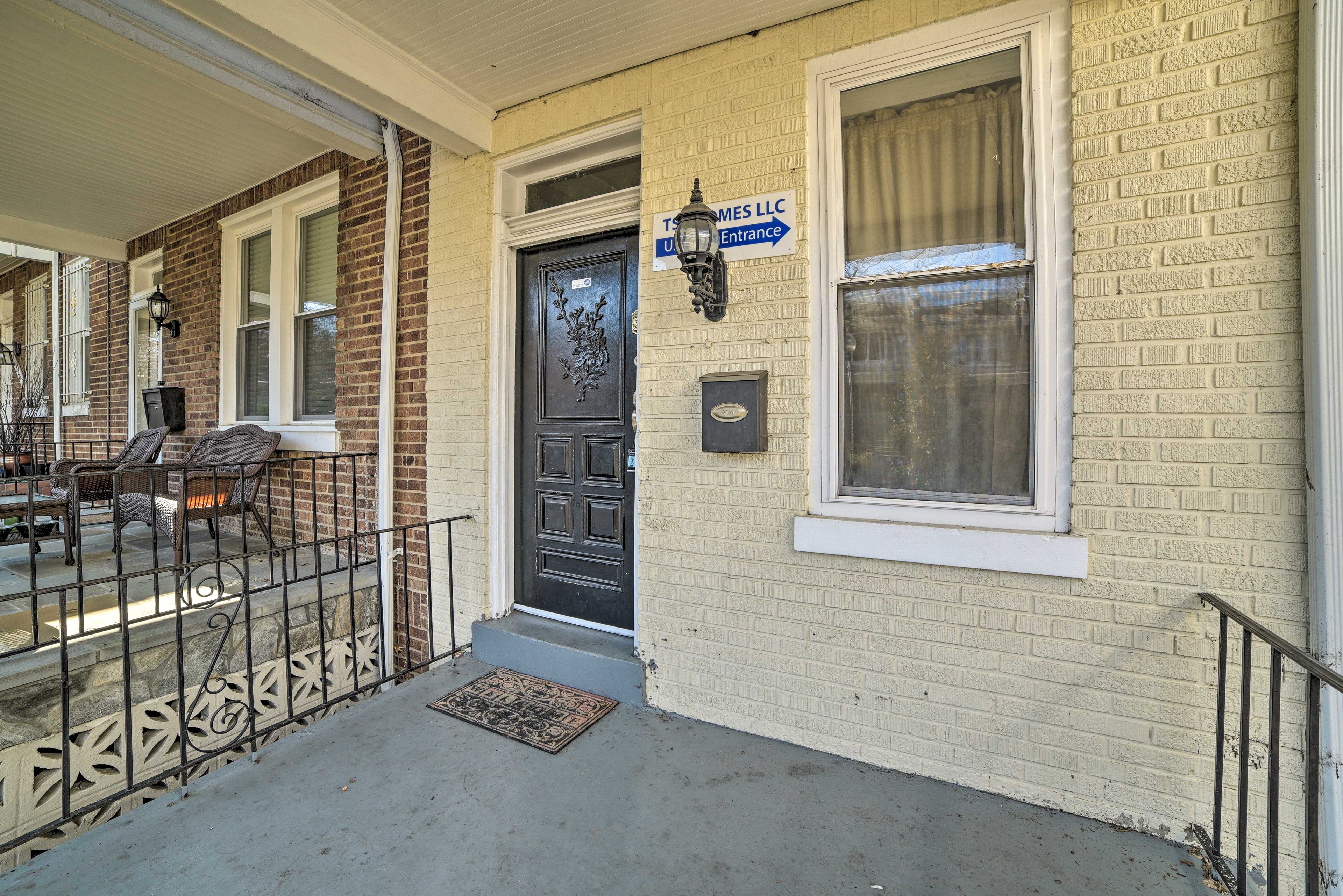 The home is located in the Petworth neighborhood.