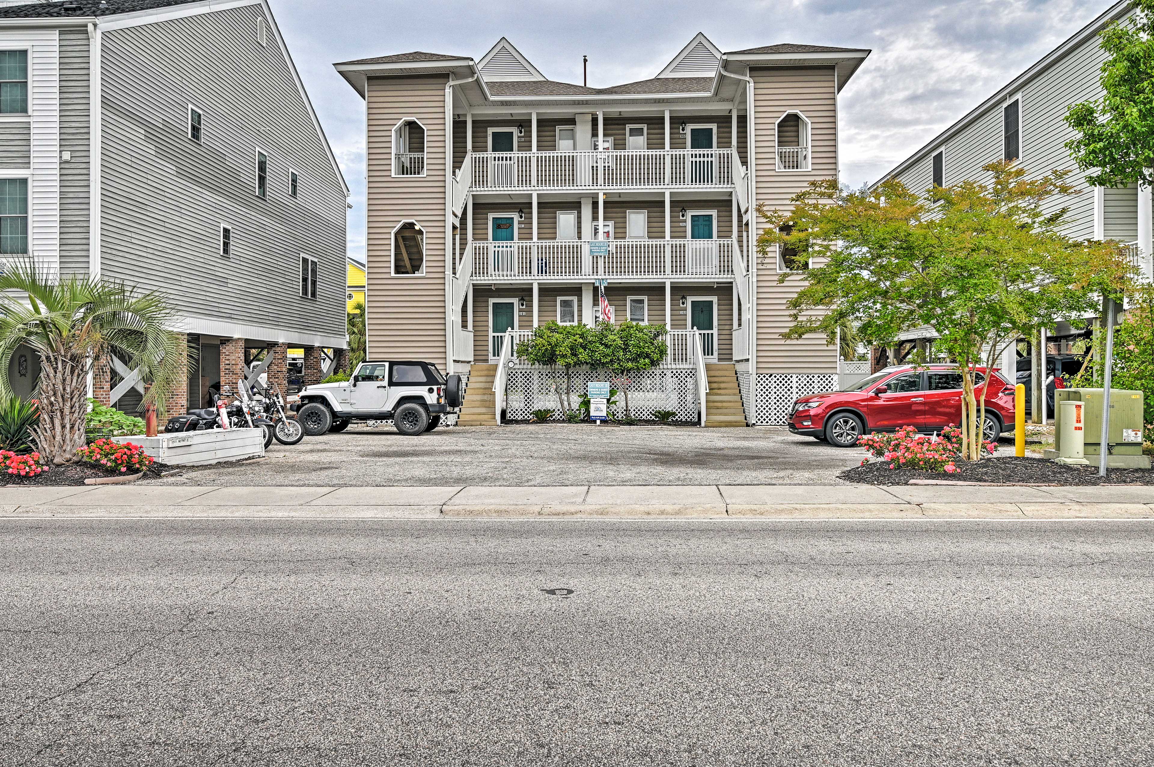 Condo Exterior | Stairs Required for Access