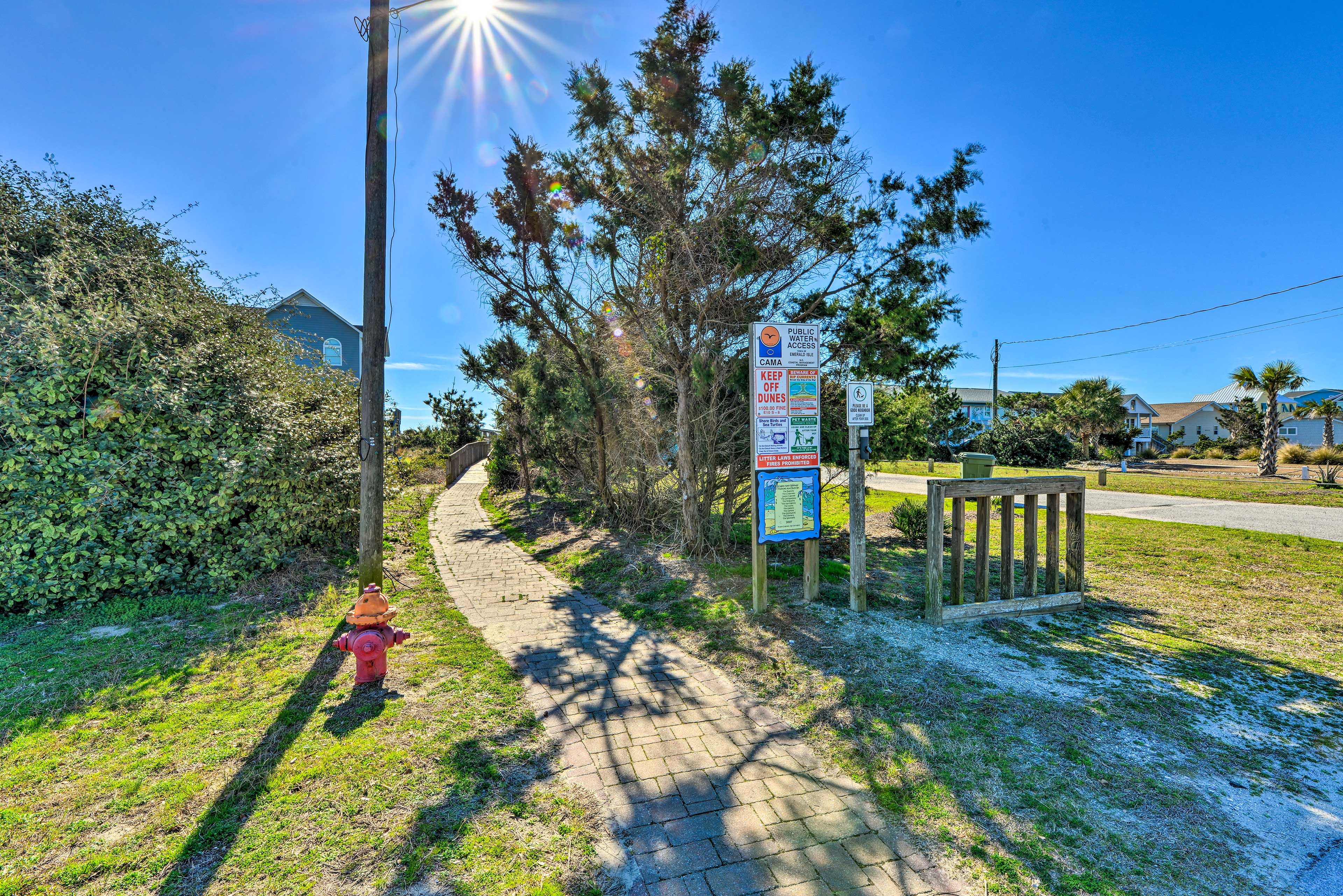 Walk to Beach