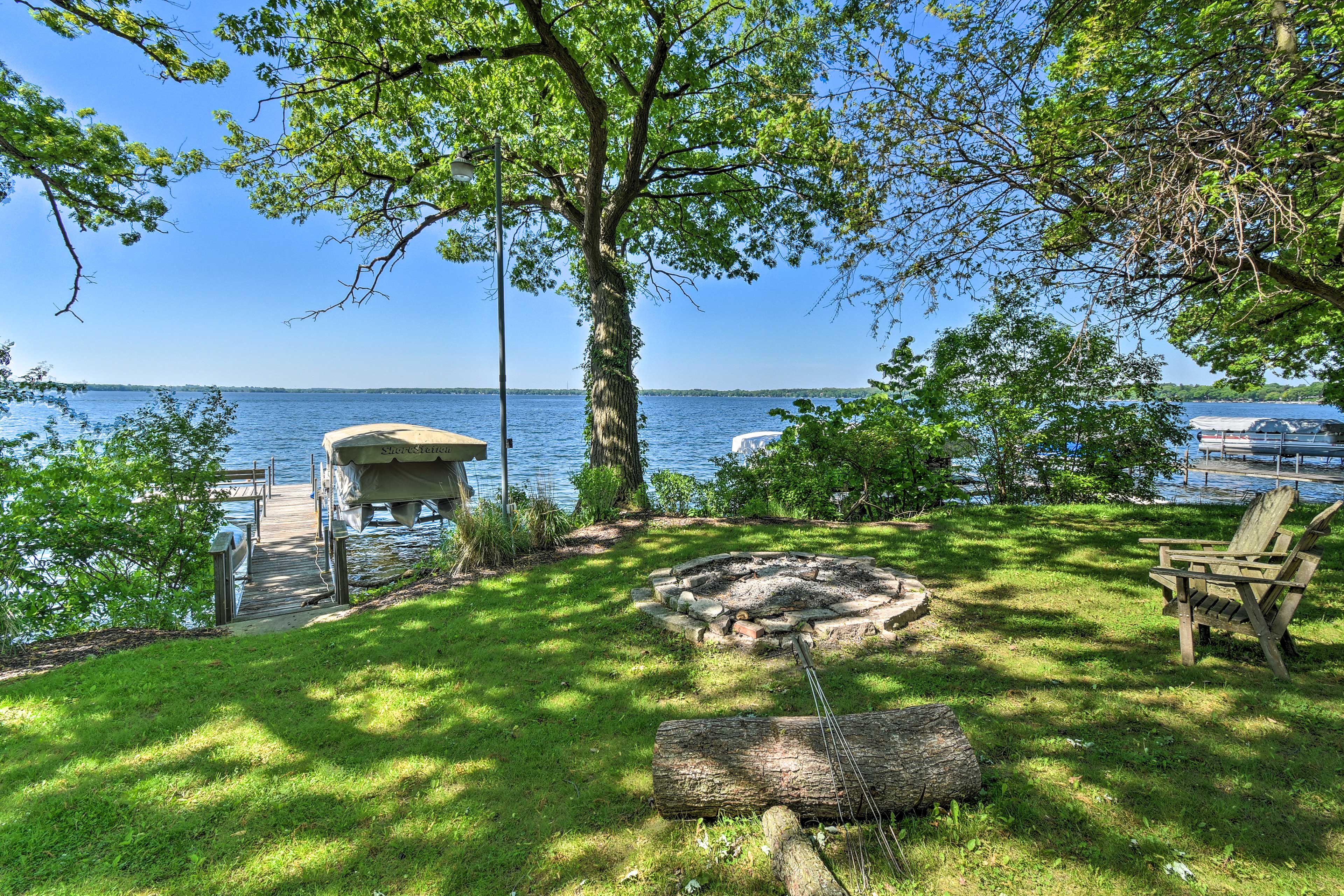 Enjoy a private waterfront on Green Lake.