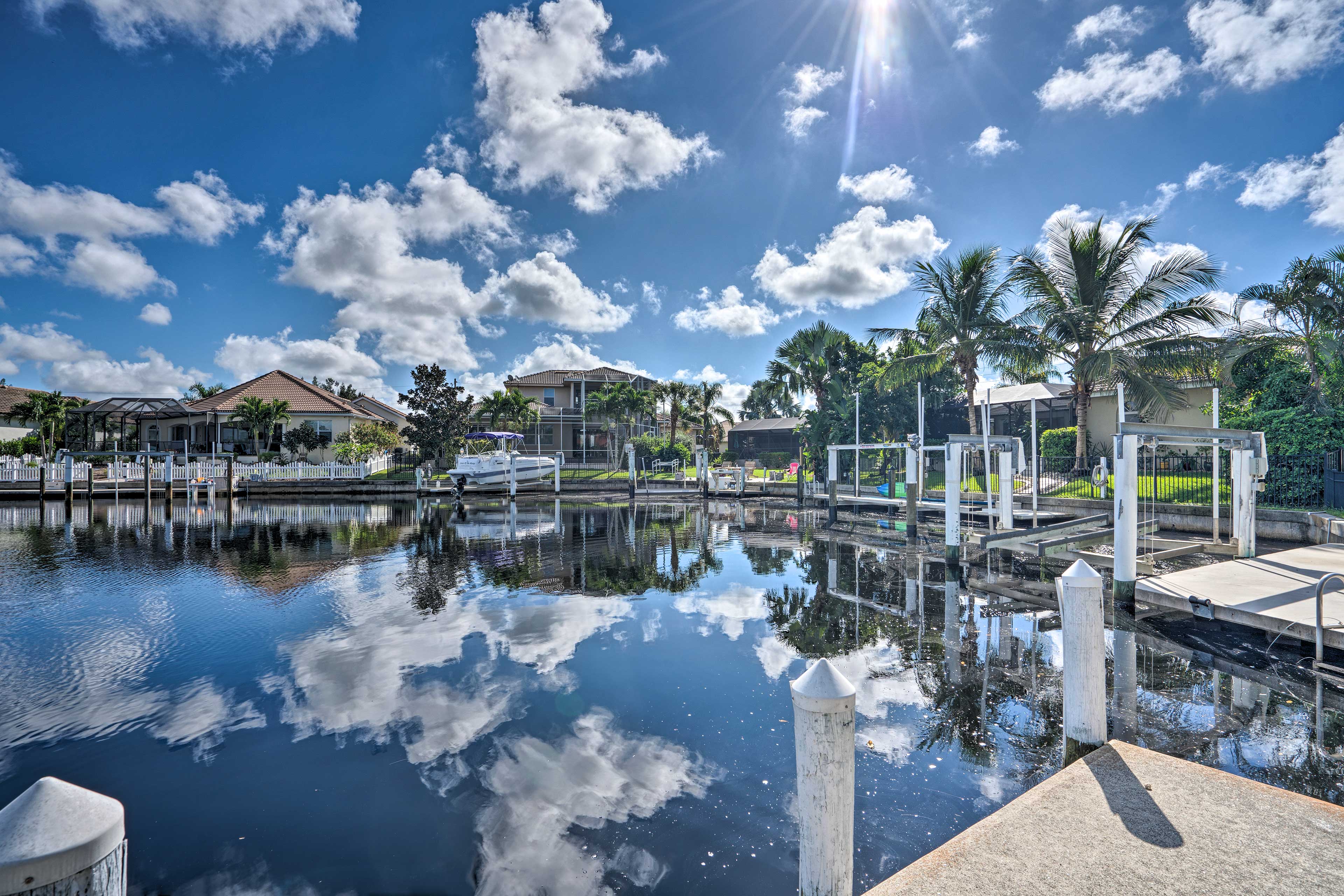 Private Exterior Space: Dock