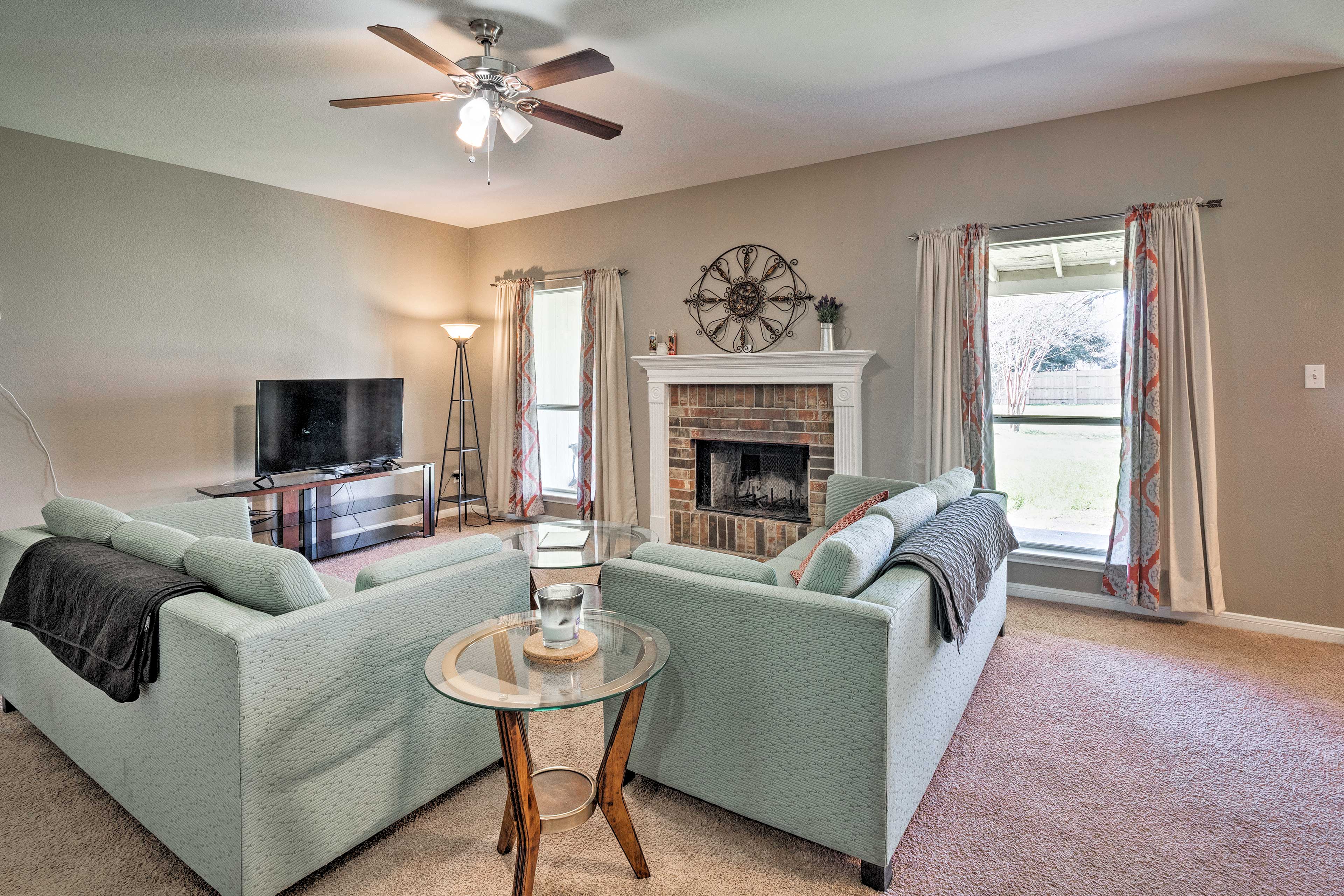 This inviting living room welcomes you home!