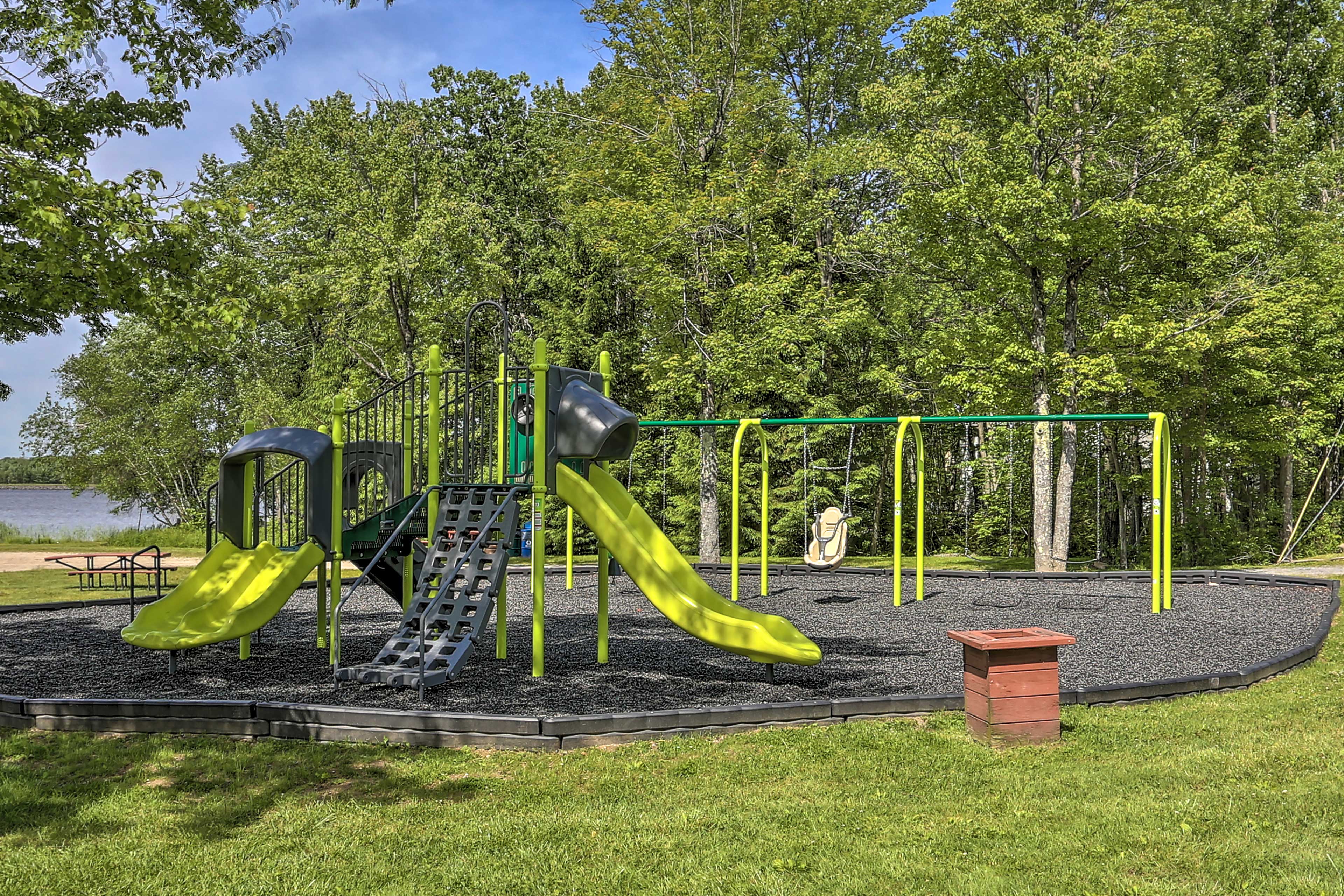 This resort is kid-friendly with multiple playgrounds.