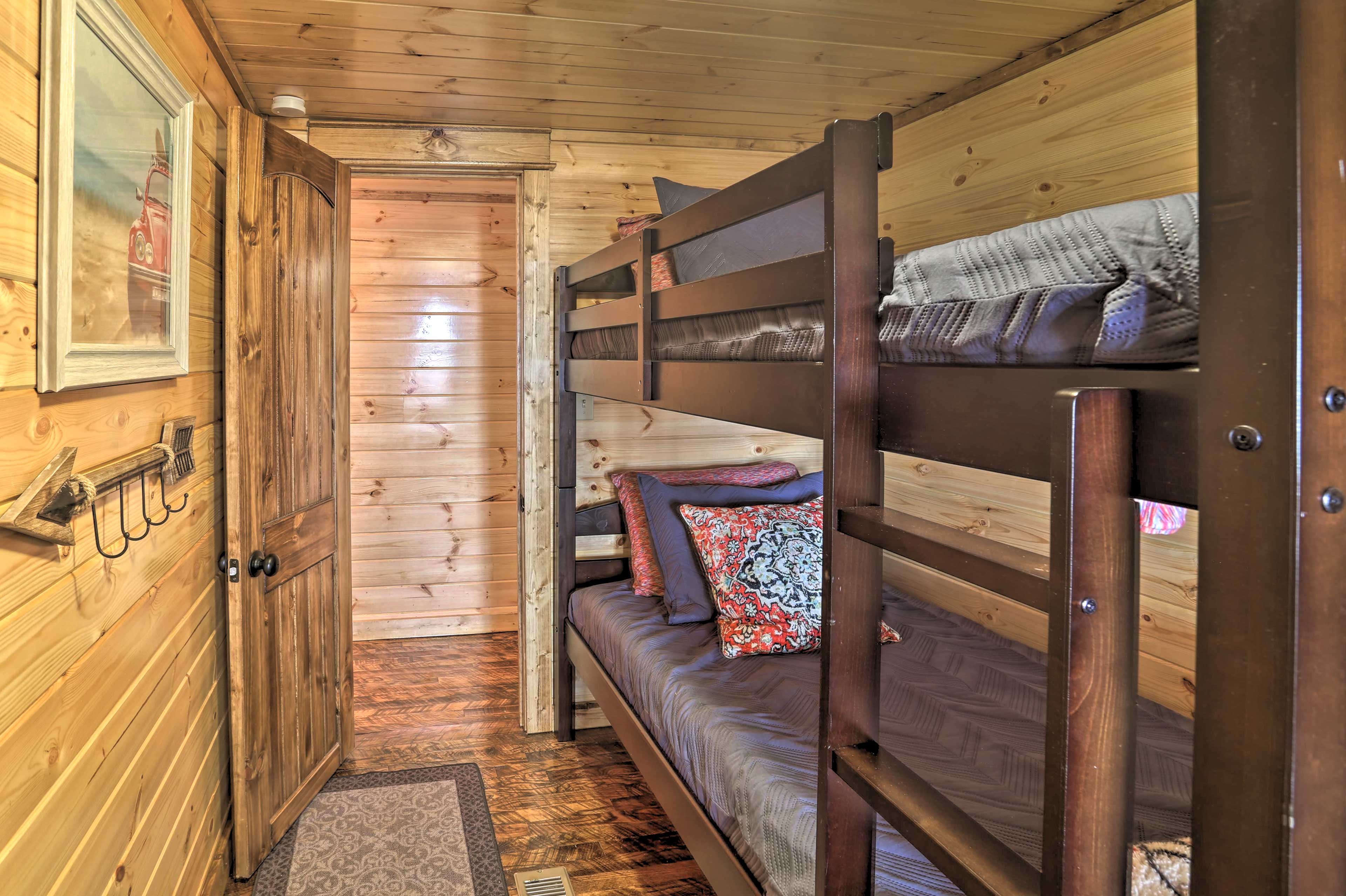 This bunk room is perfect for kids, plus solo travelers.