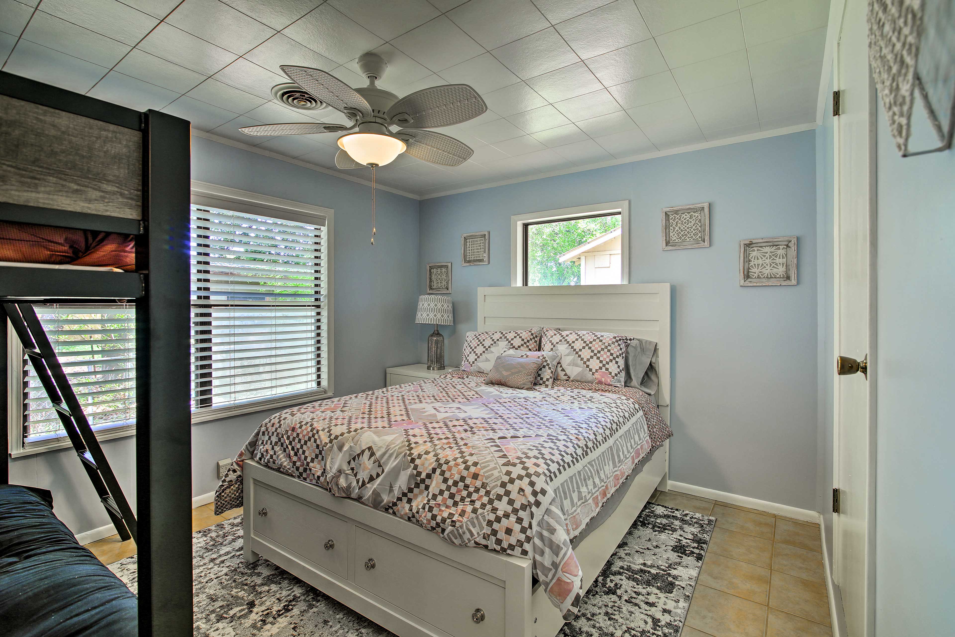 Bedroom 2 | Queen Bed | Lofted Twin Bed