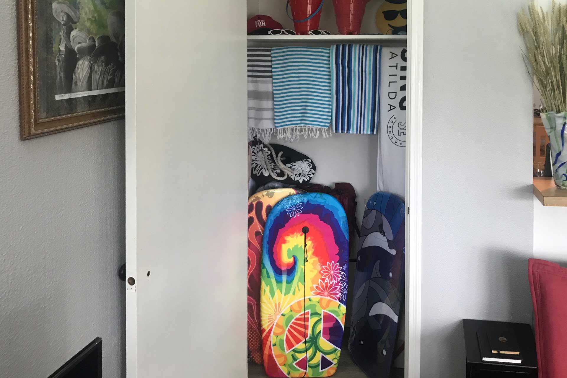 Living Room | Closet | Boogie Boards