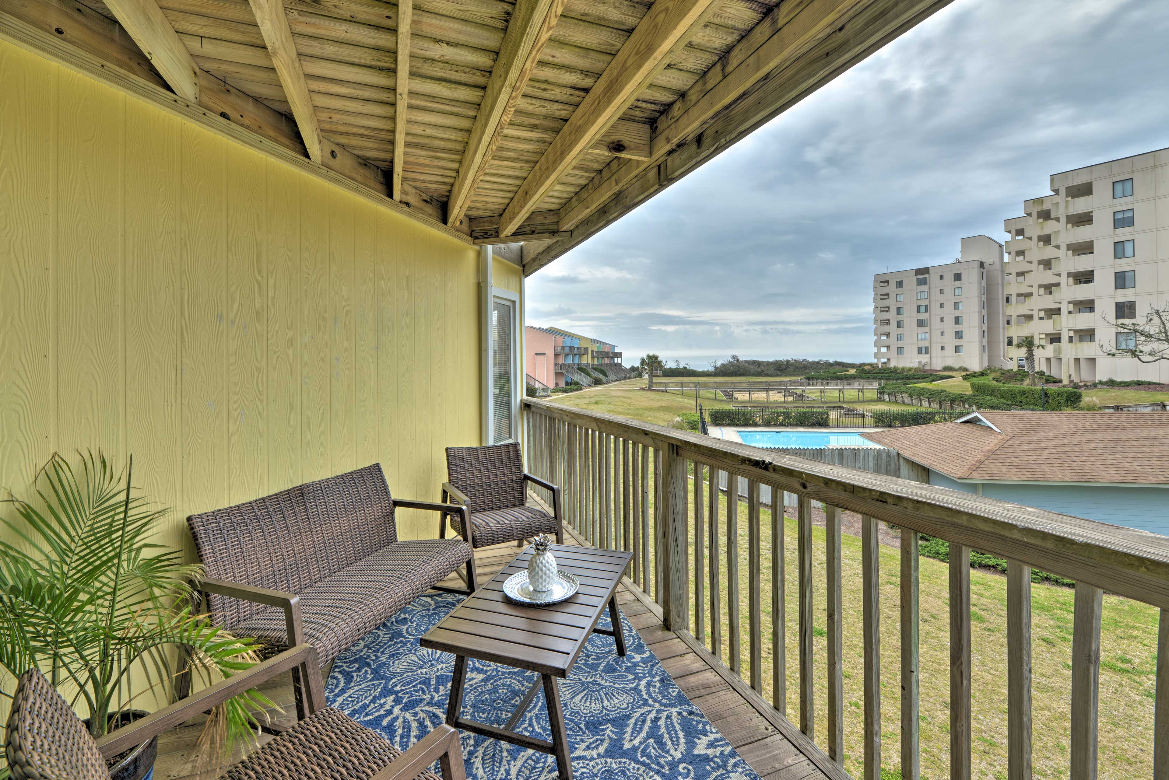 Private Balcony | Pool & Ocean Views