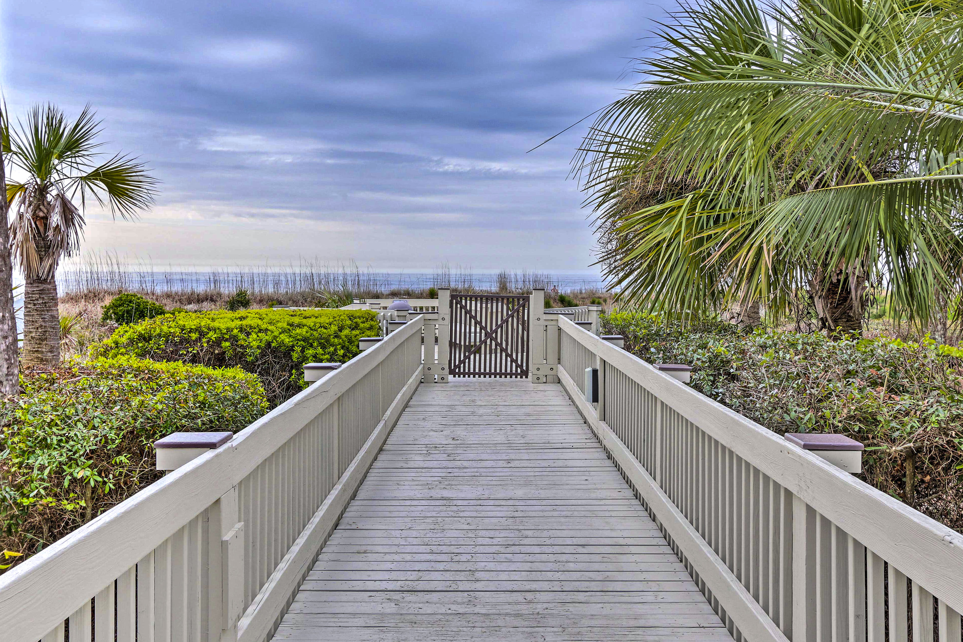 The beach is only steps away with dedicated beach access for the complex!