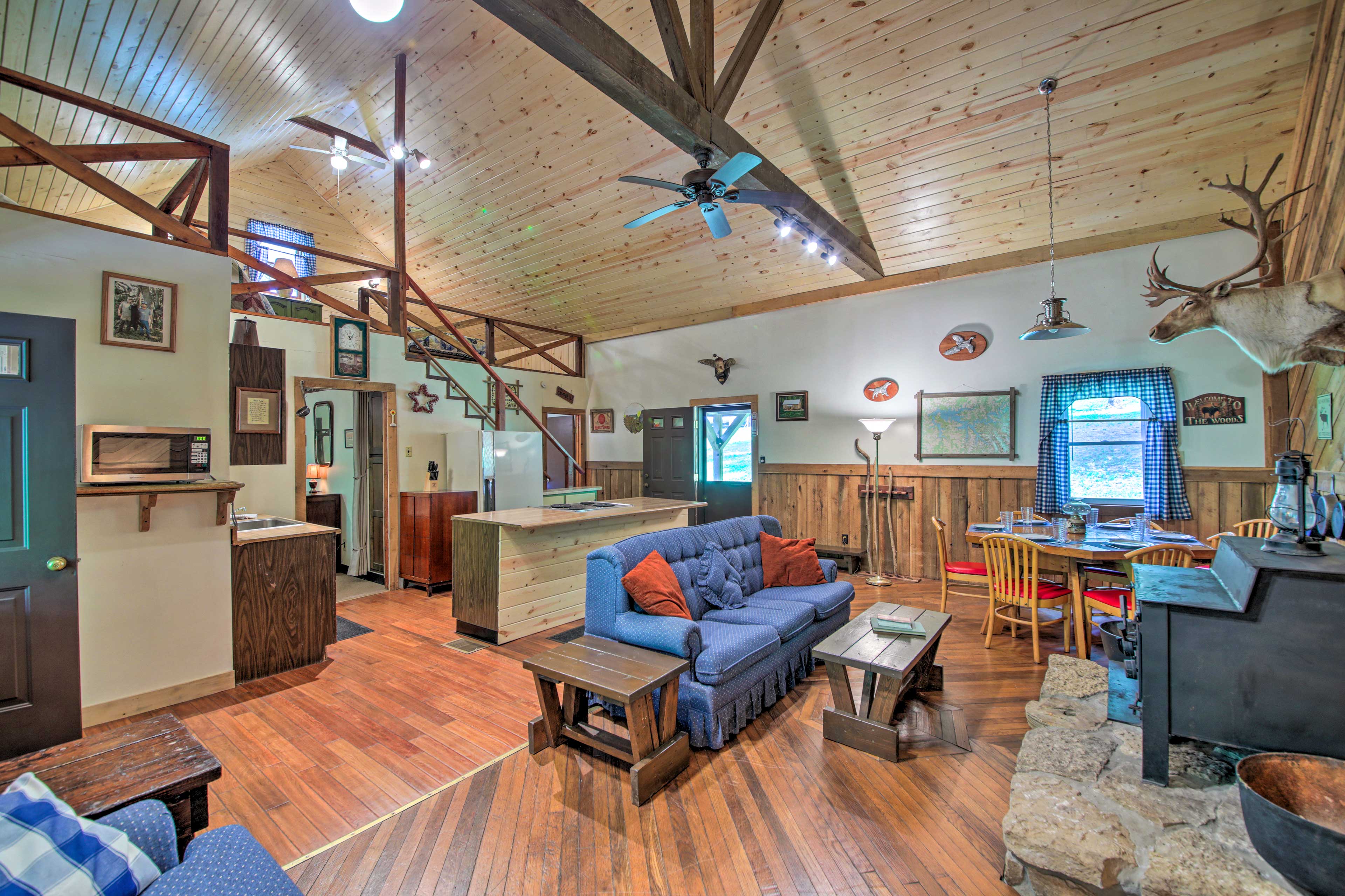 Living Room | Wood-Burning Stove