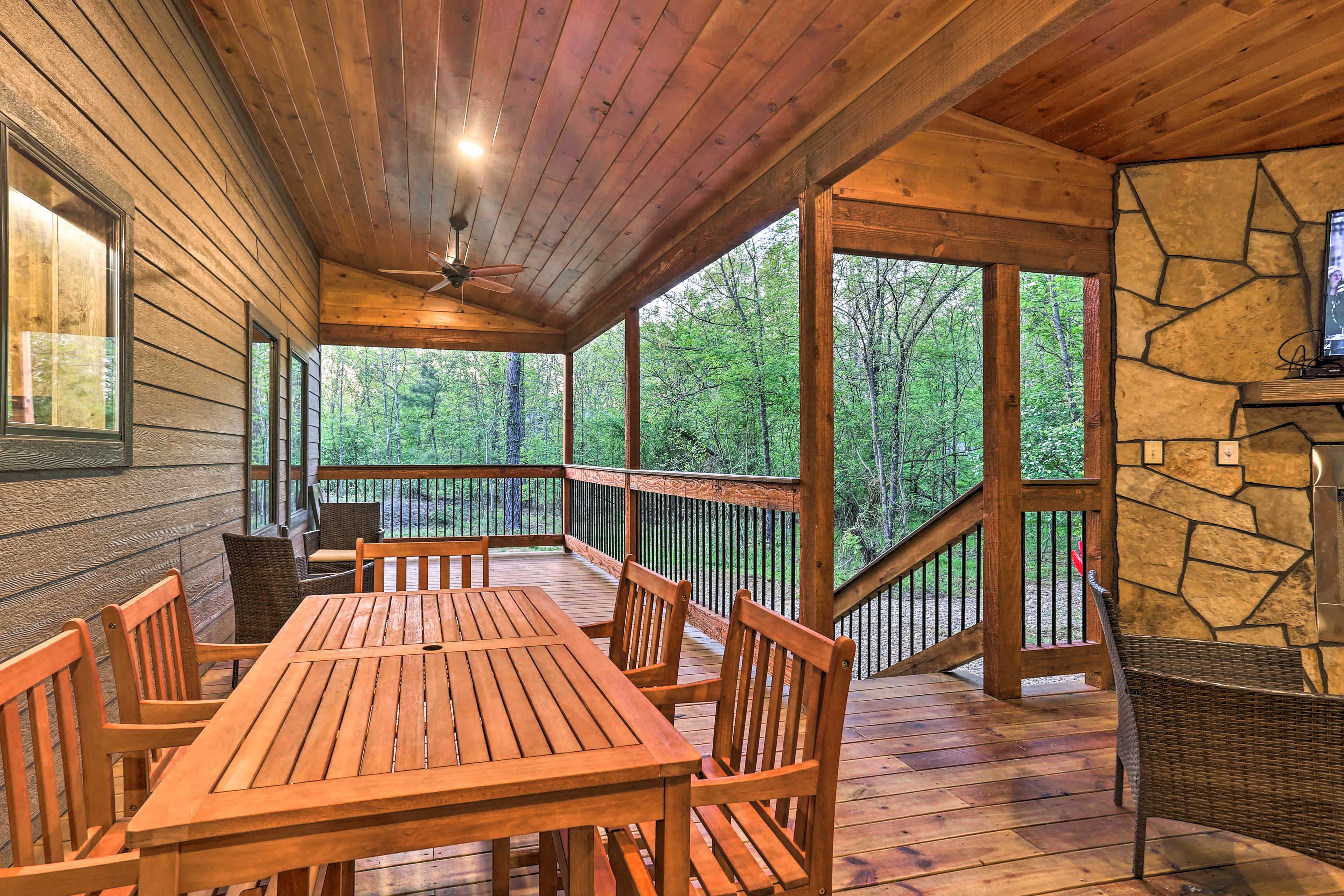 Covered Back Deck