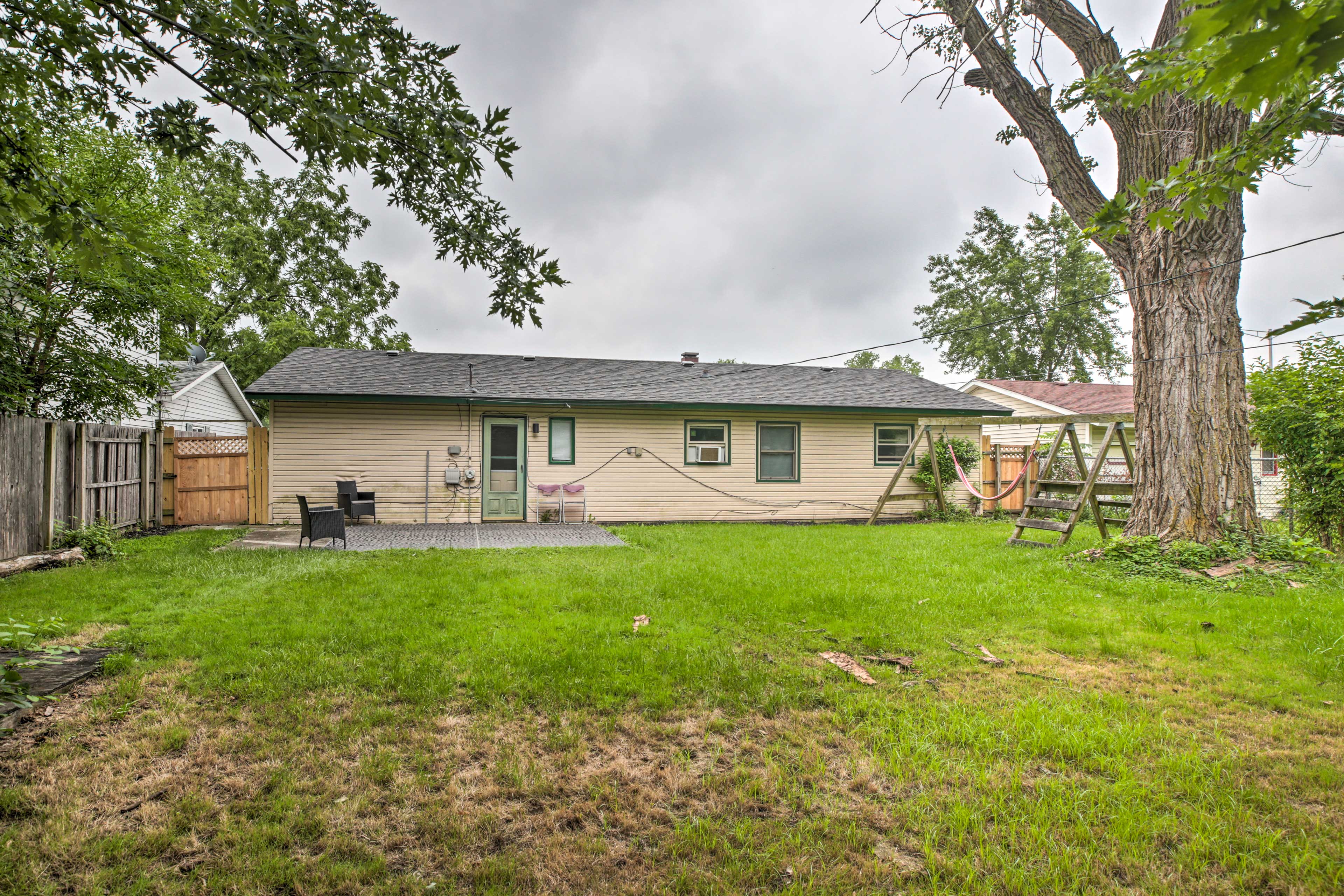 Fenced Backyard