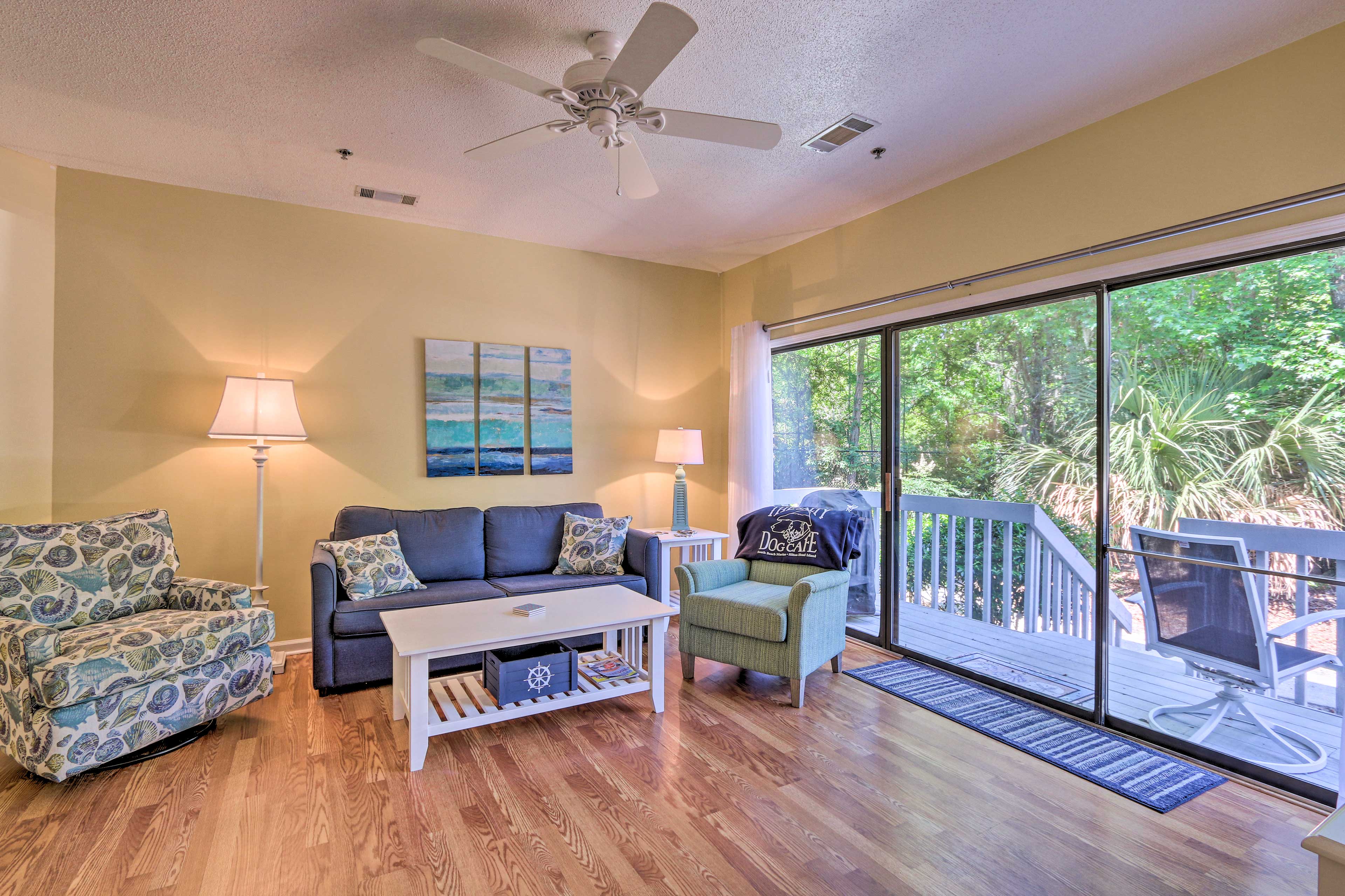 Hilton Head Island Vacation Rental | 2BR | 2.5BA | Stairs Required