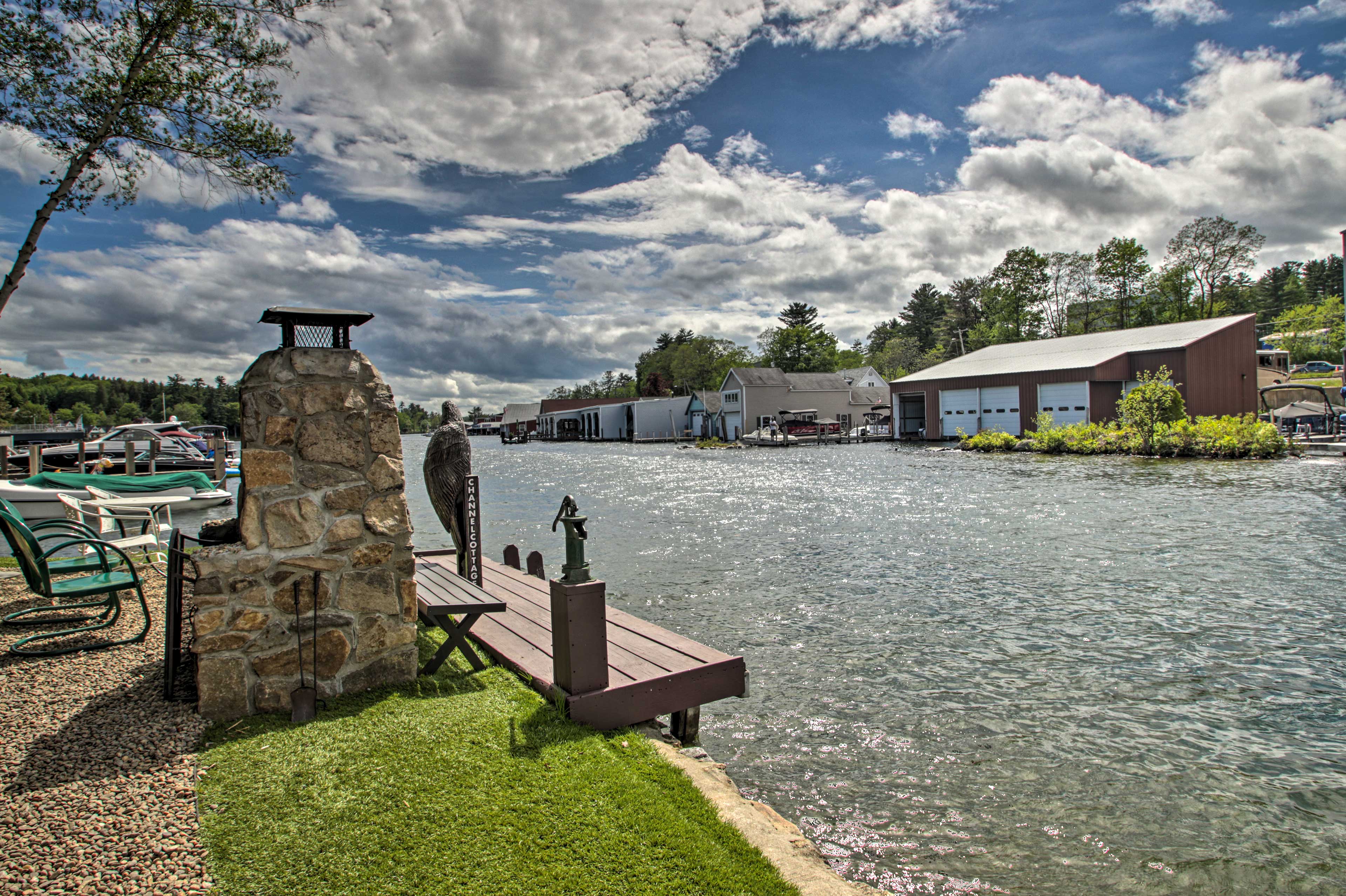 Launch your boat to take out on the lake!