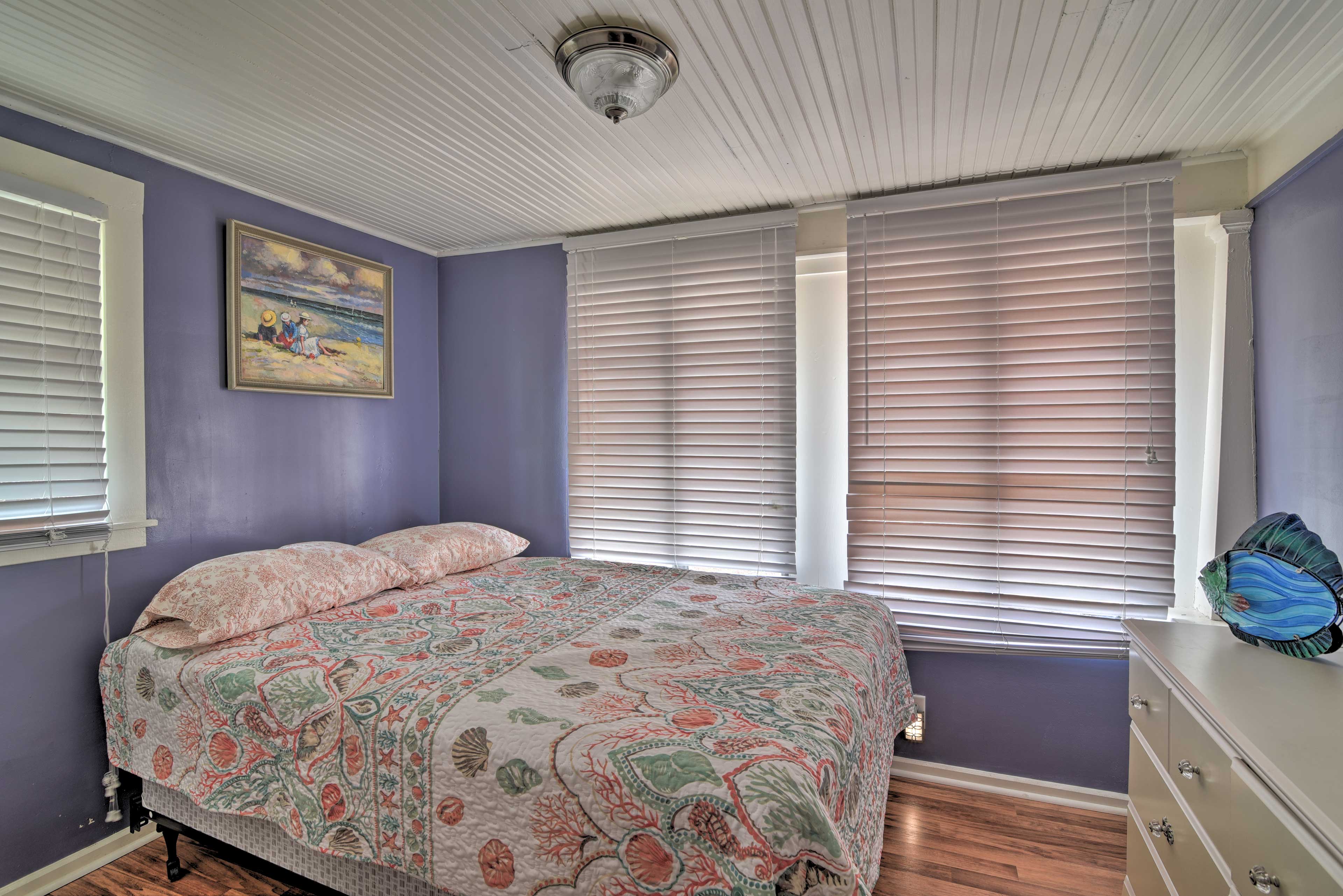 Both bedrooms feature queen-sized beds.