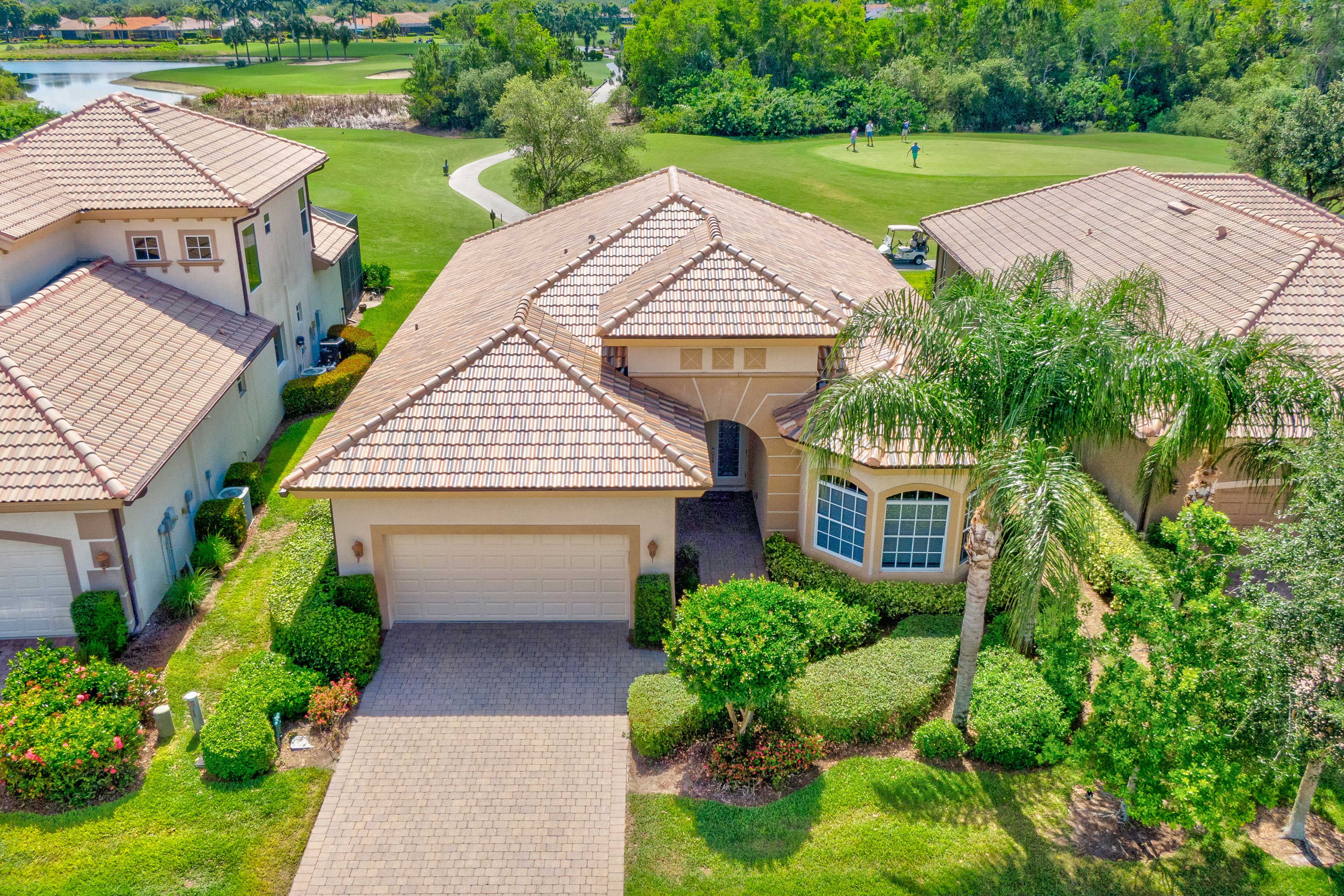 The golfers in the group will love staying at this spacious abode!