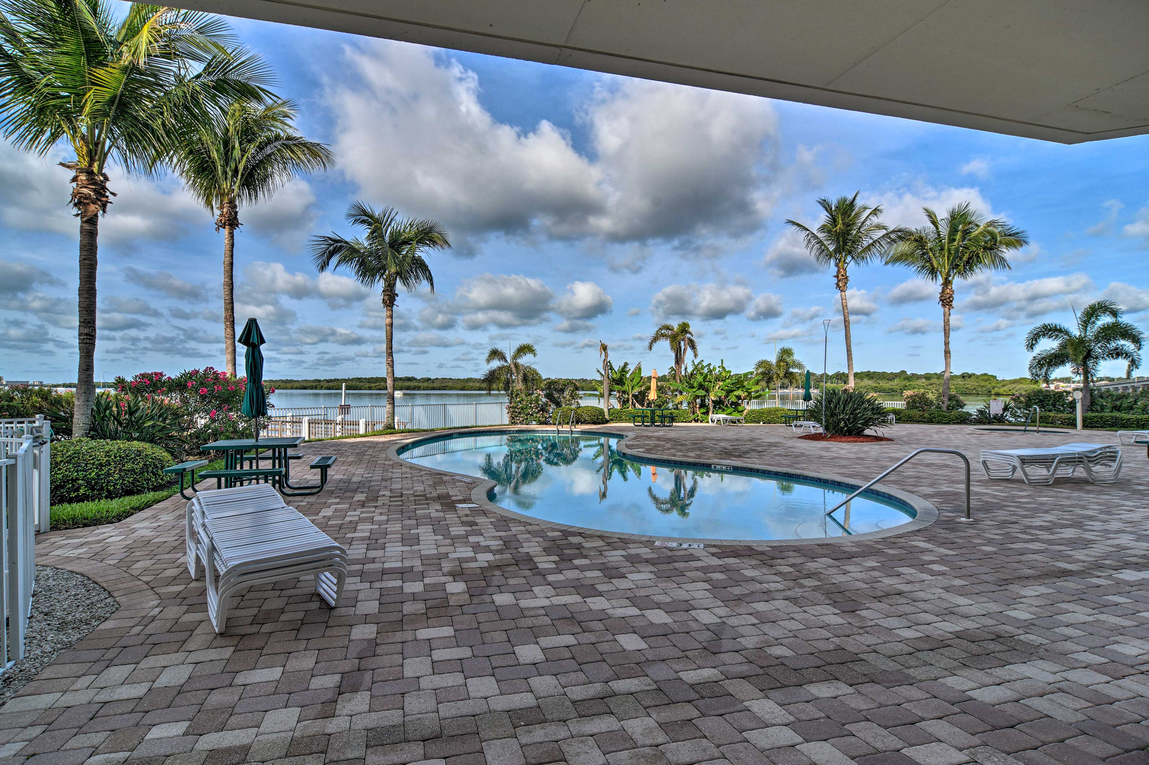 Spend the afternoon at the pool and catch some rays!