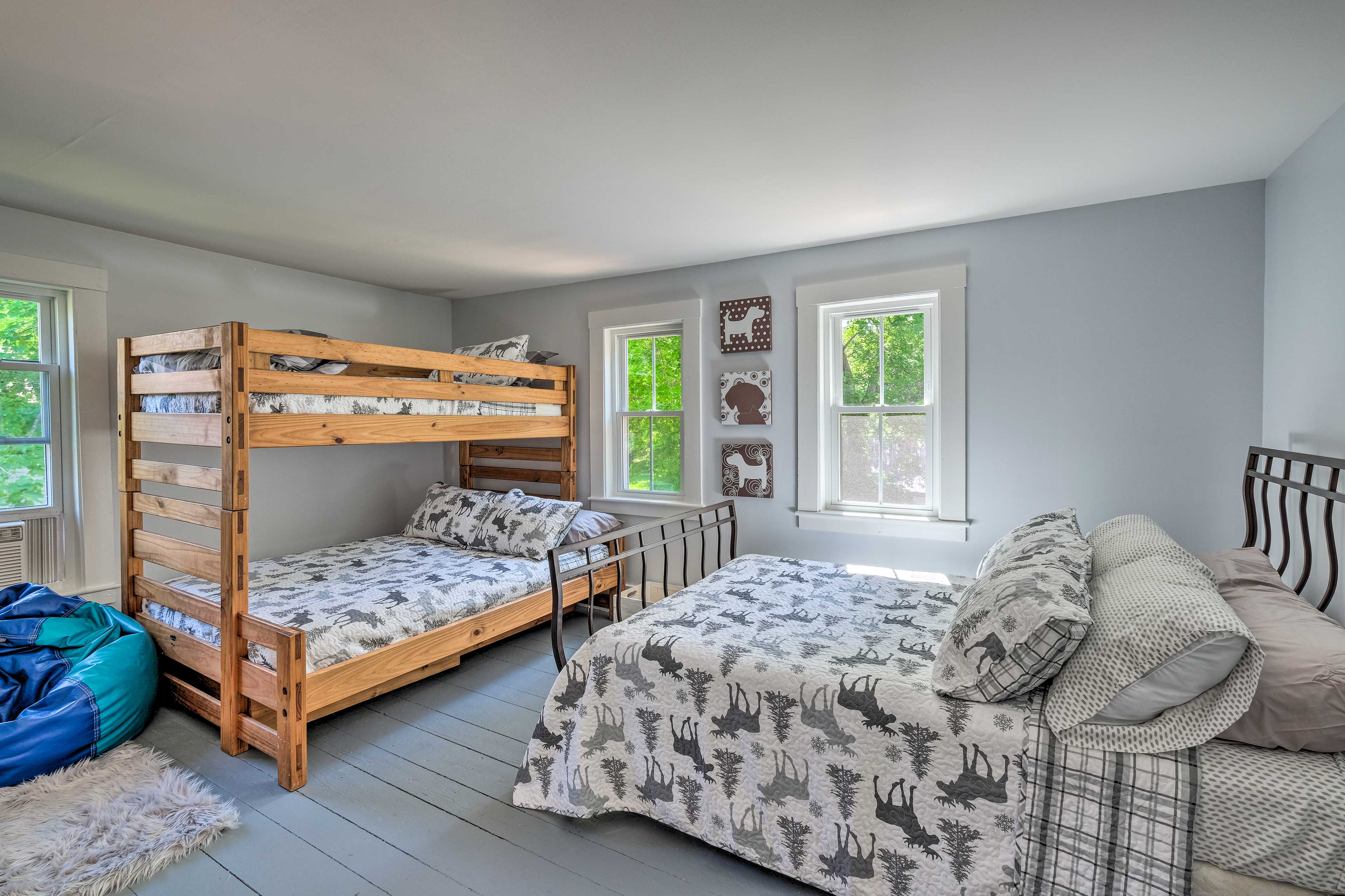 Kids will love this bunk room!