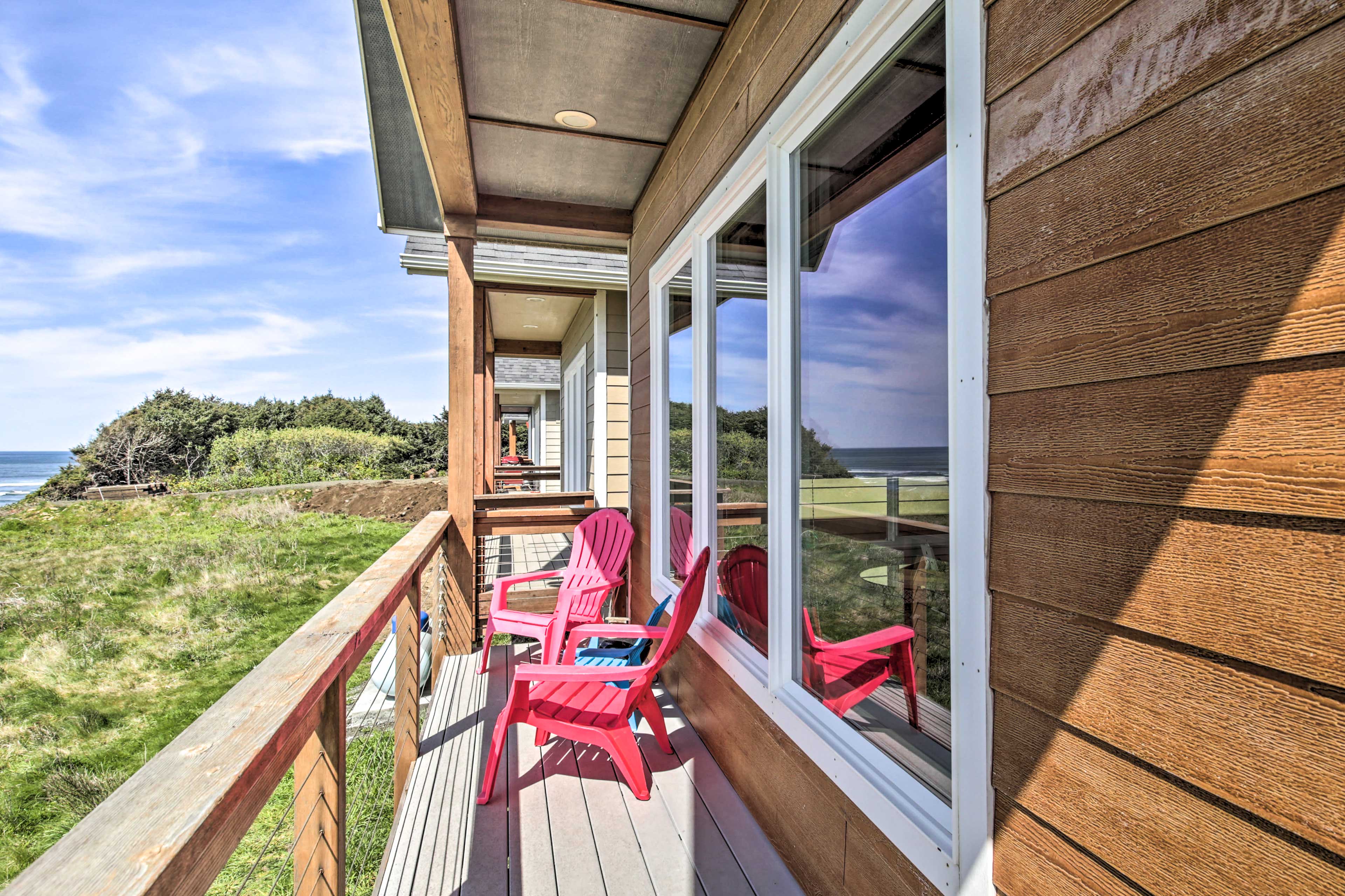 There's no better way to start the day than coffee with an ocean view!