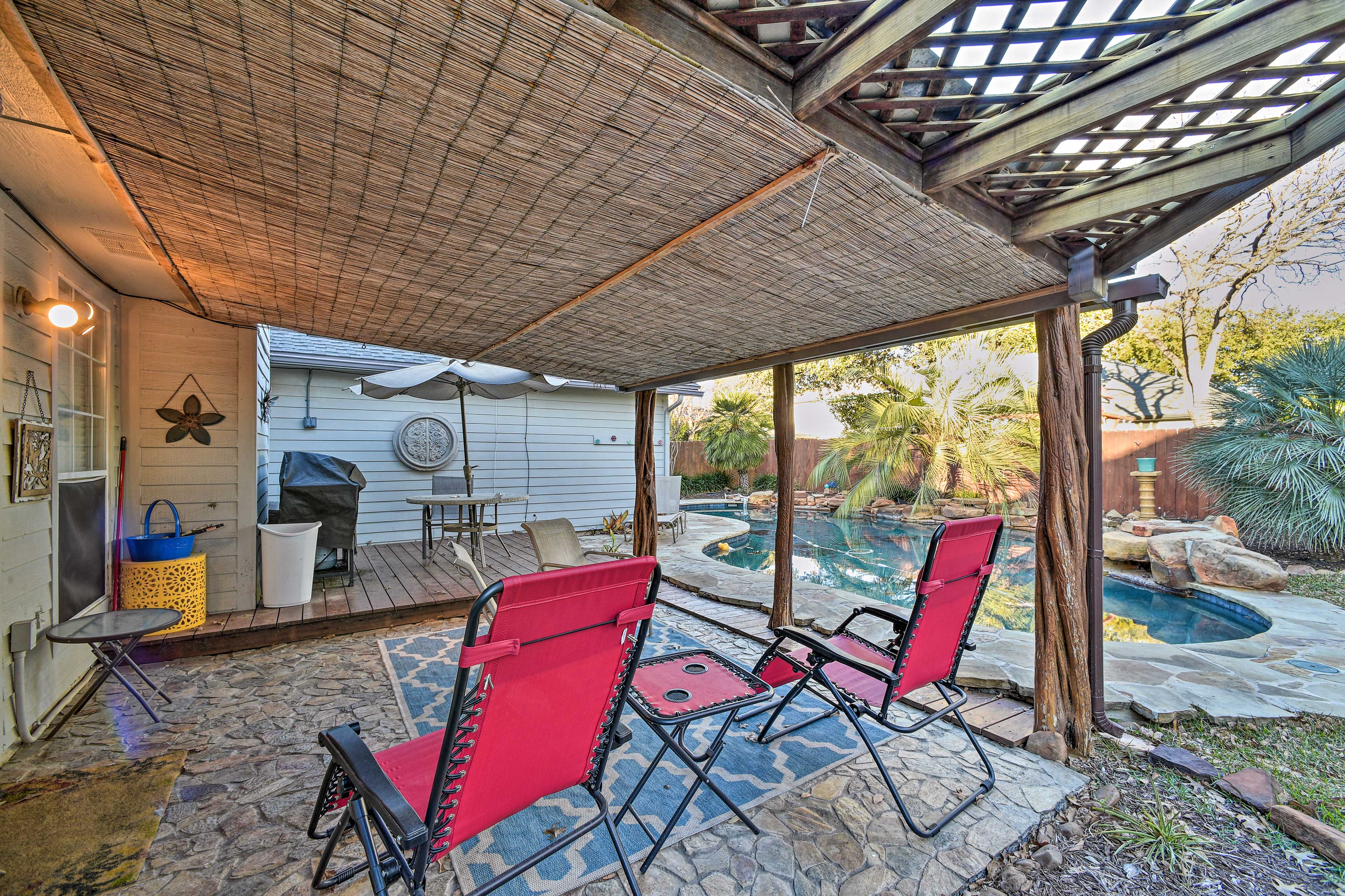 Private Covered Patio