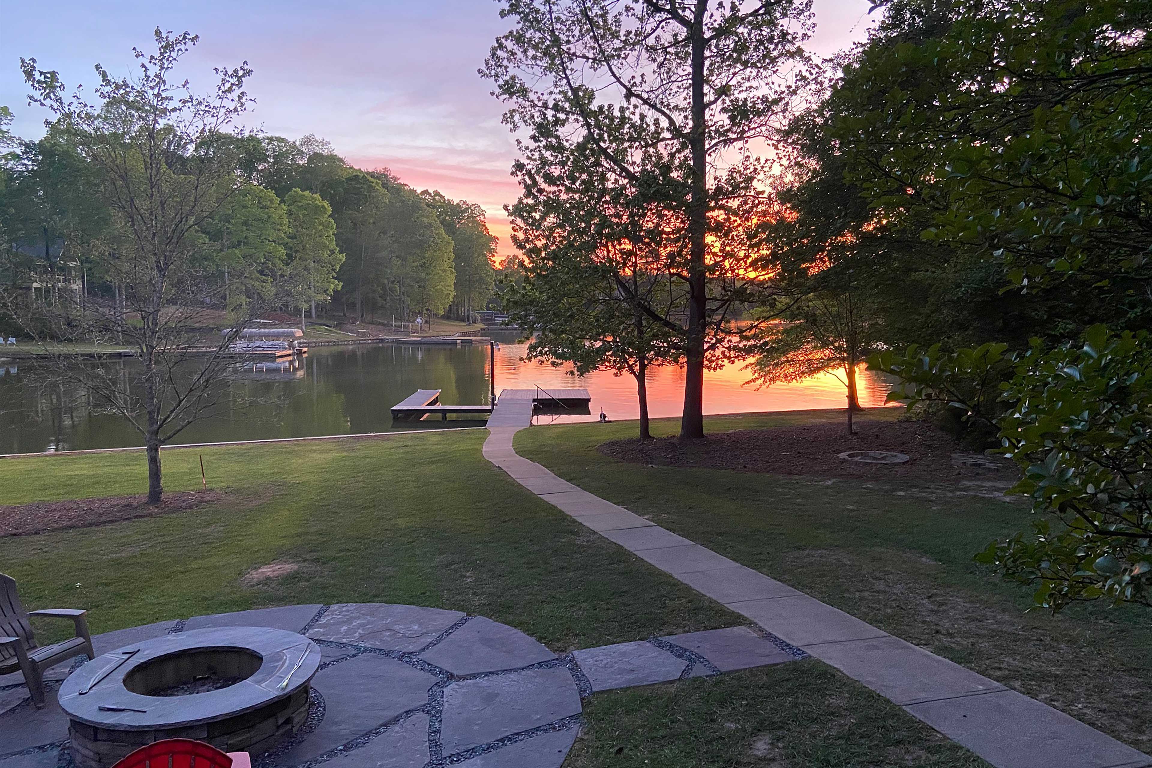 Property Exterior | Private Dock | Fire Pit