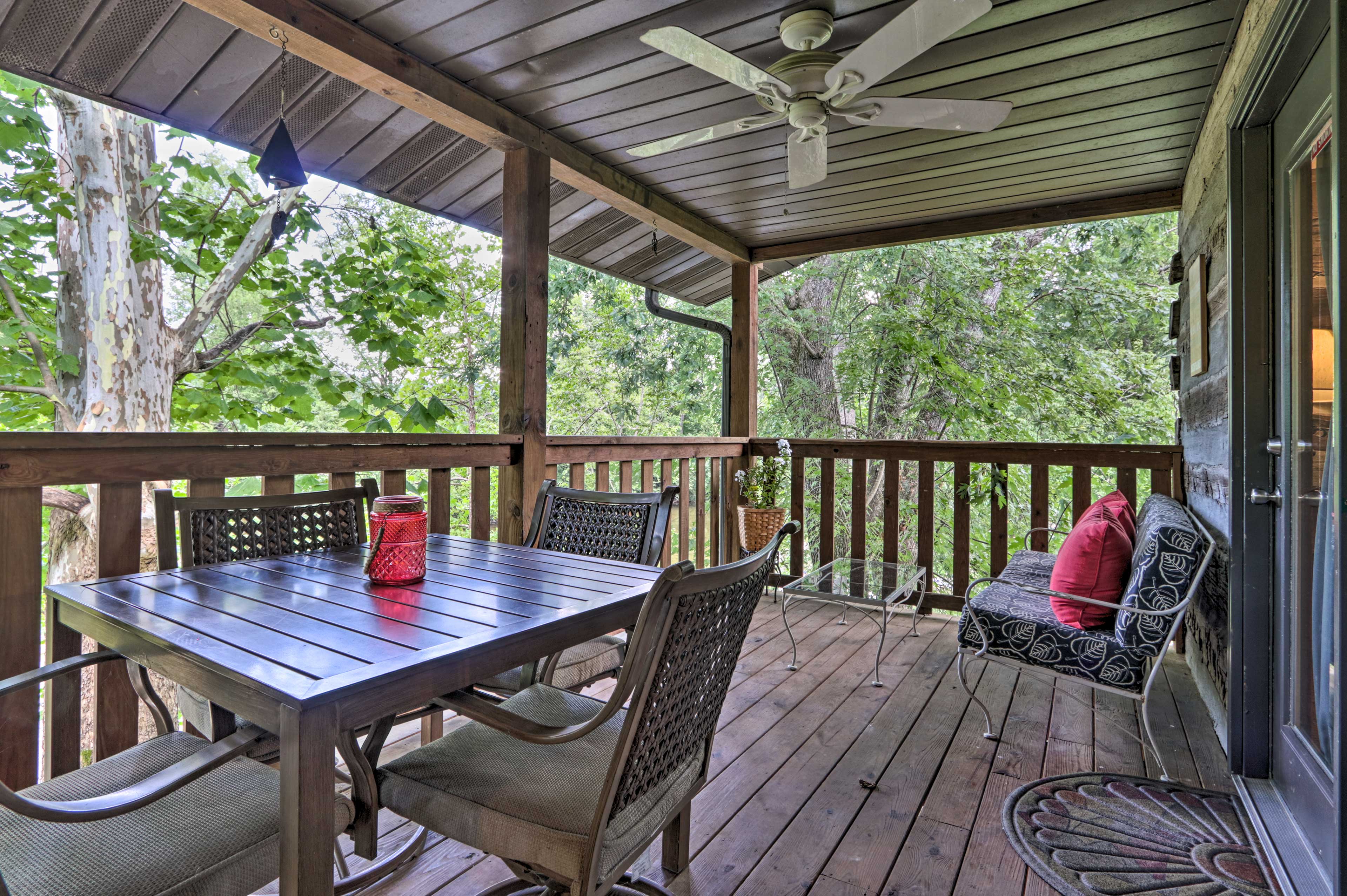 This cozy mountain apartment is nestled right in the middle of the Smokies!