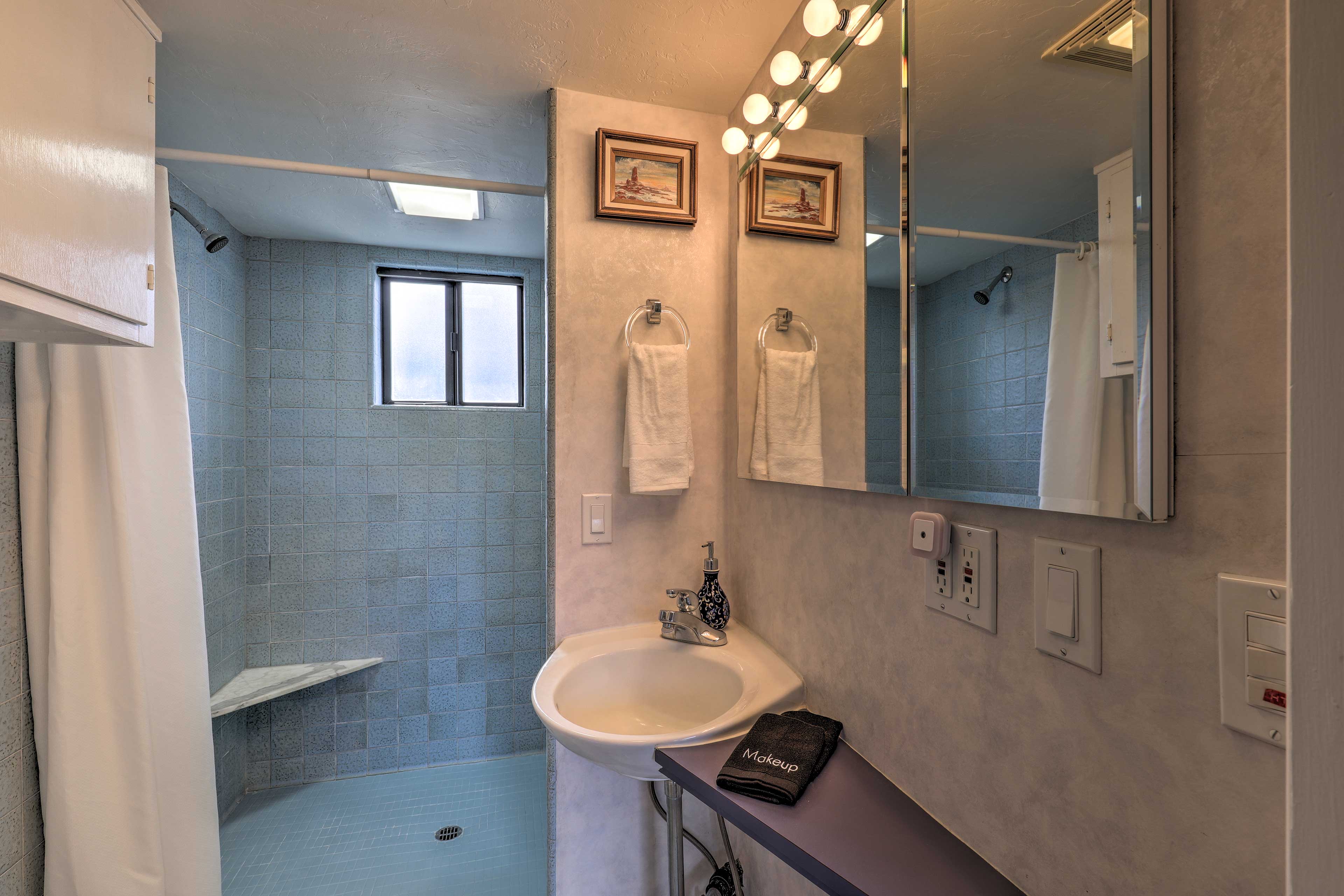 Full Bathroom: Walk-In Shower | Complimentary Conditioner & Body Wash