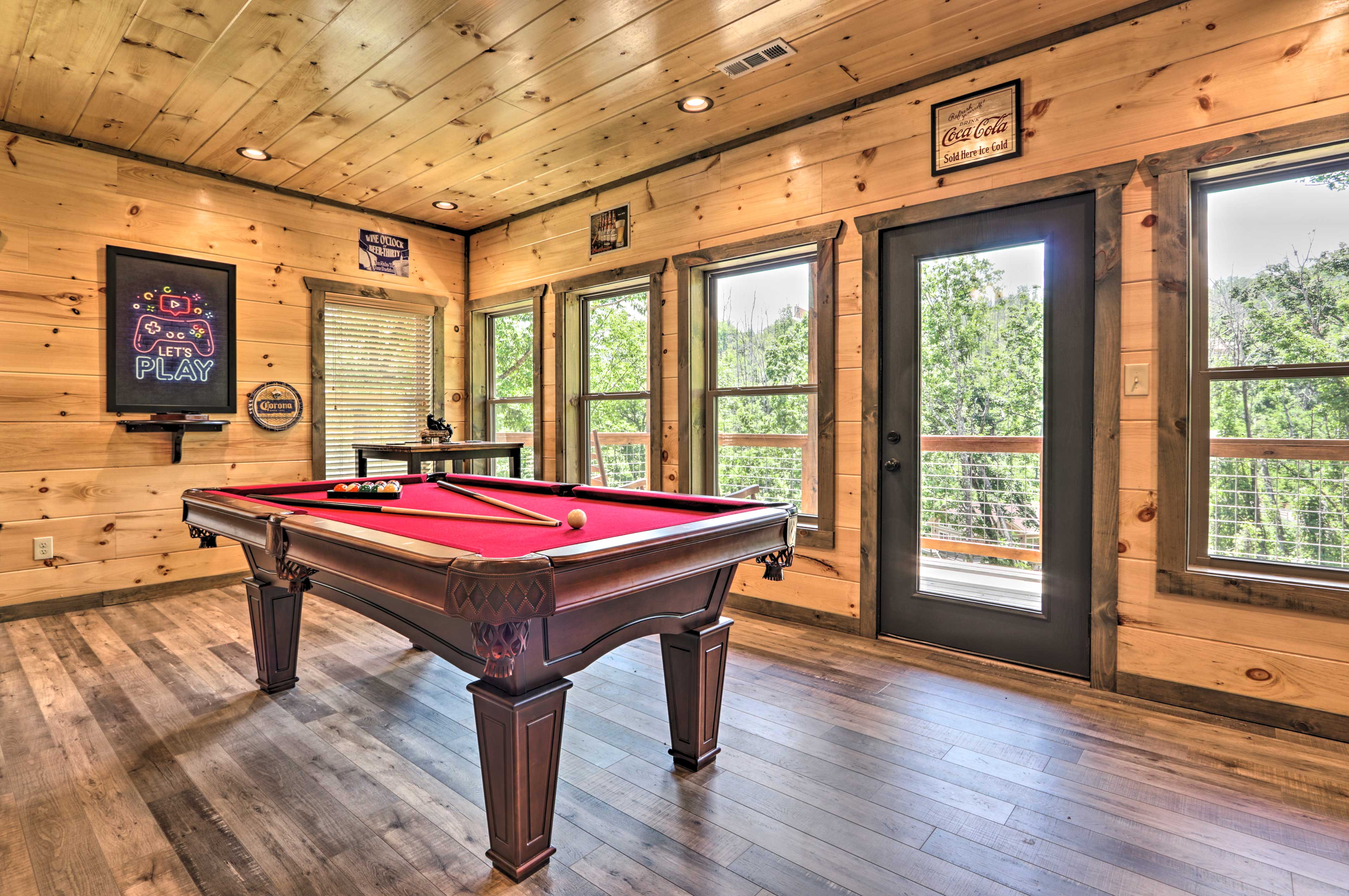 Game Room | Pool Table | Sleeper Sofa