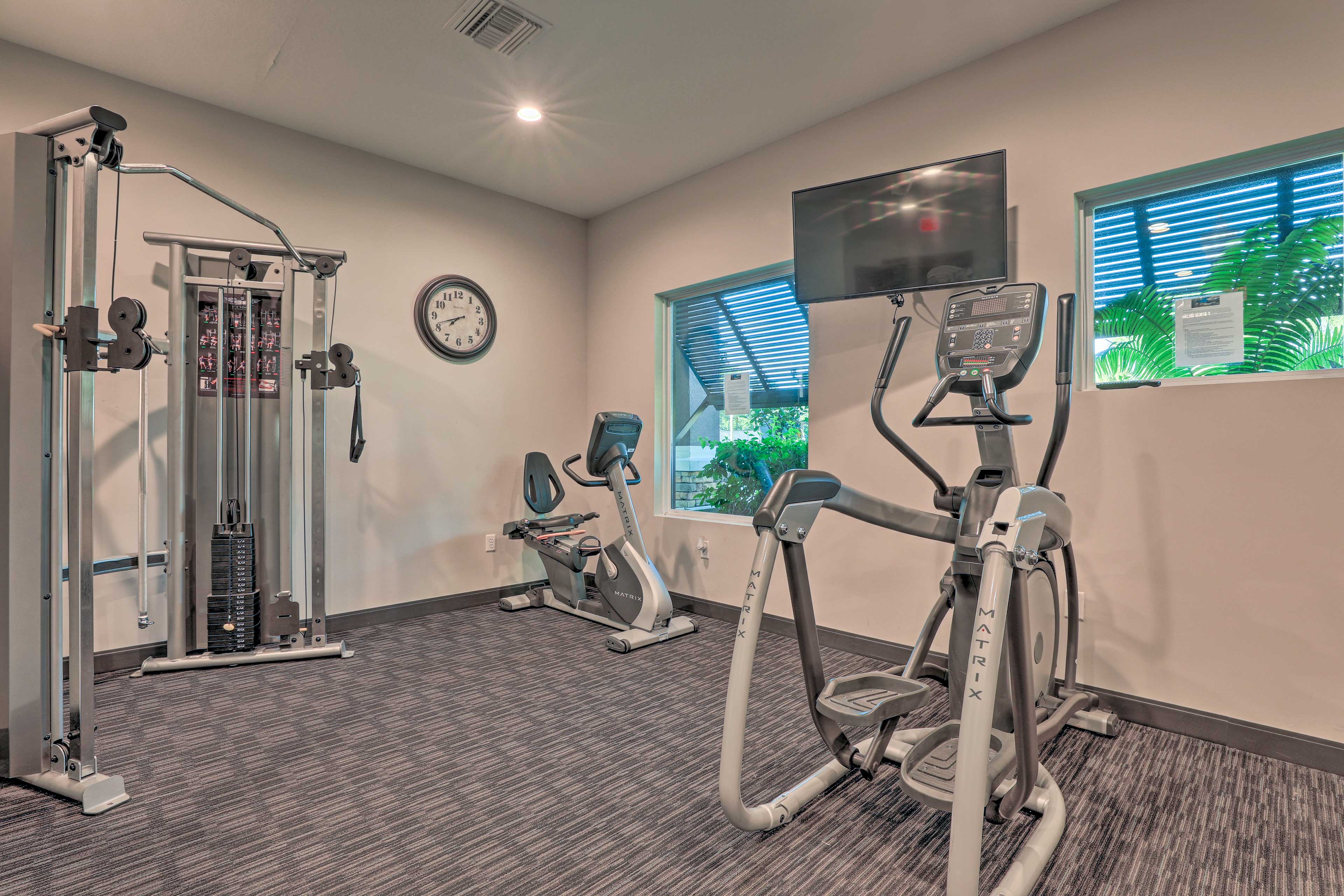 There are 2 fitness centers available to guests.