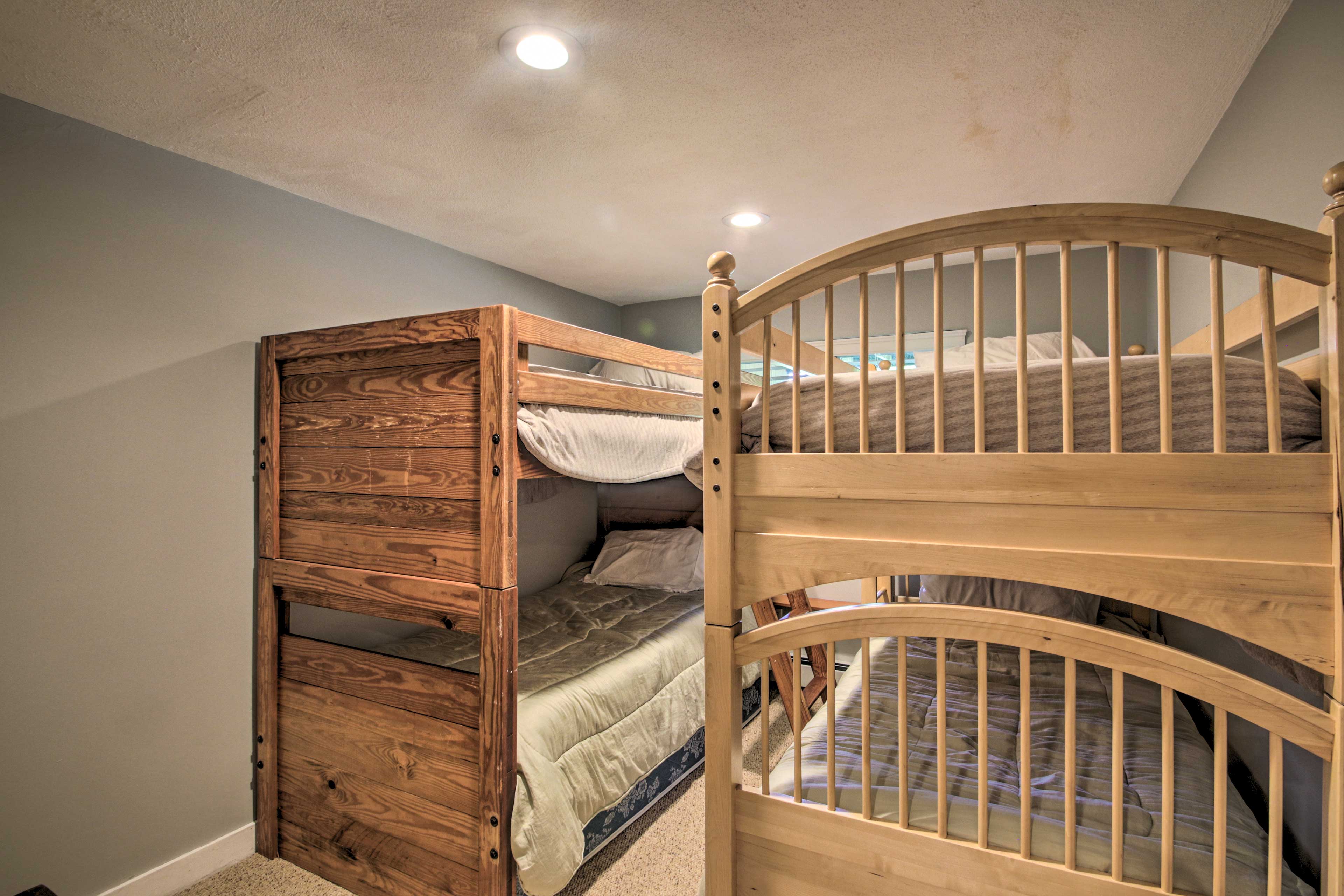 The kids will love this bunk room.