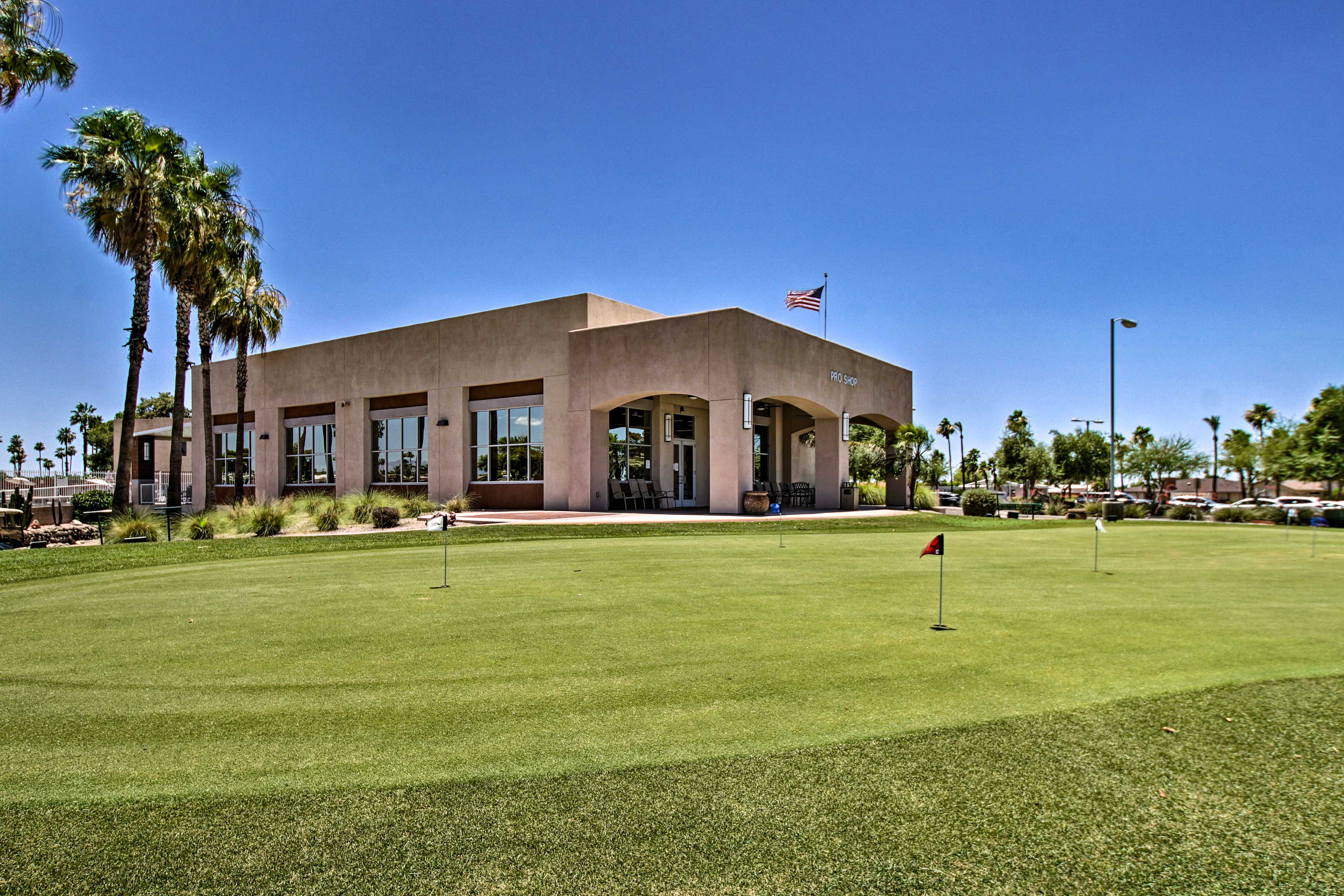 Head to Apache Wells Golf Course for a day of golfing!