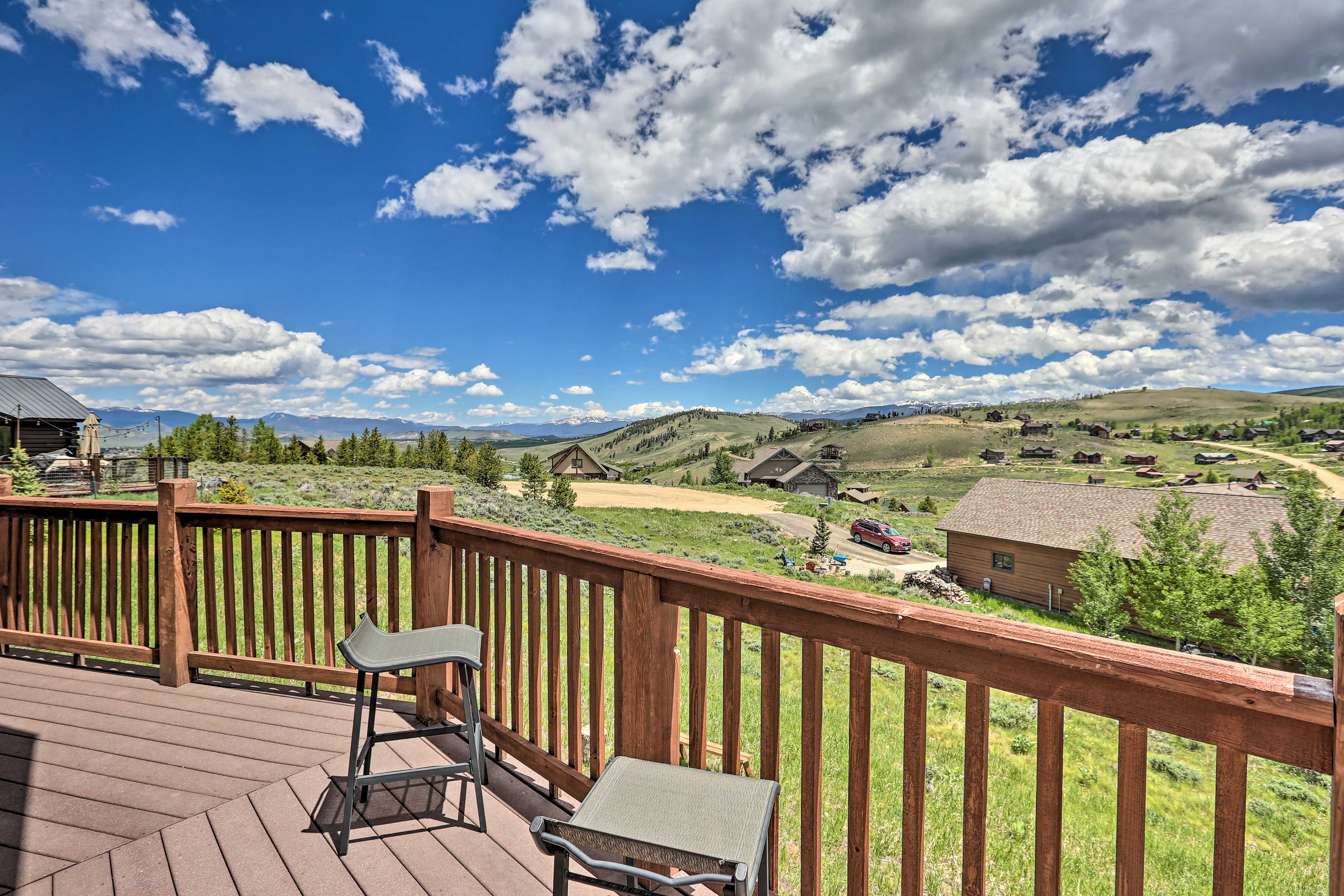 You can't beat these views off the deck.