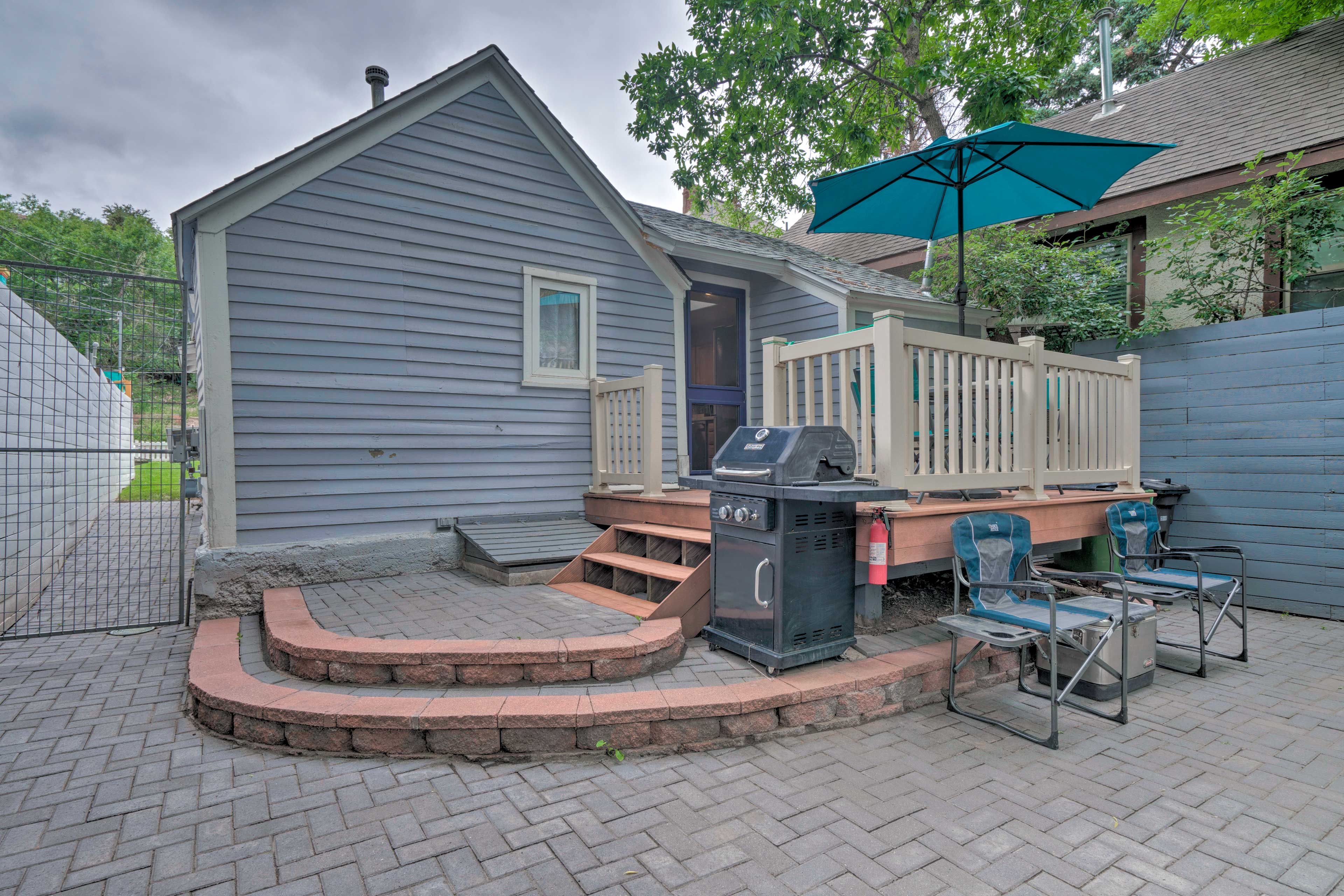 Private Patio Space | Gas Grill | Some Steps Required