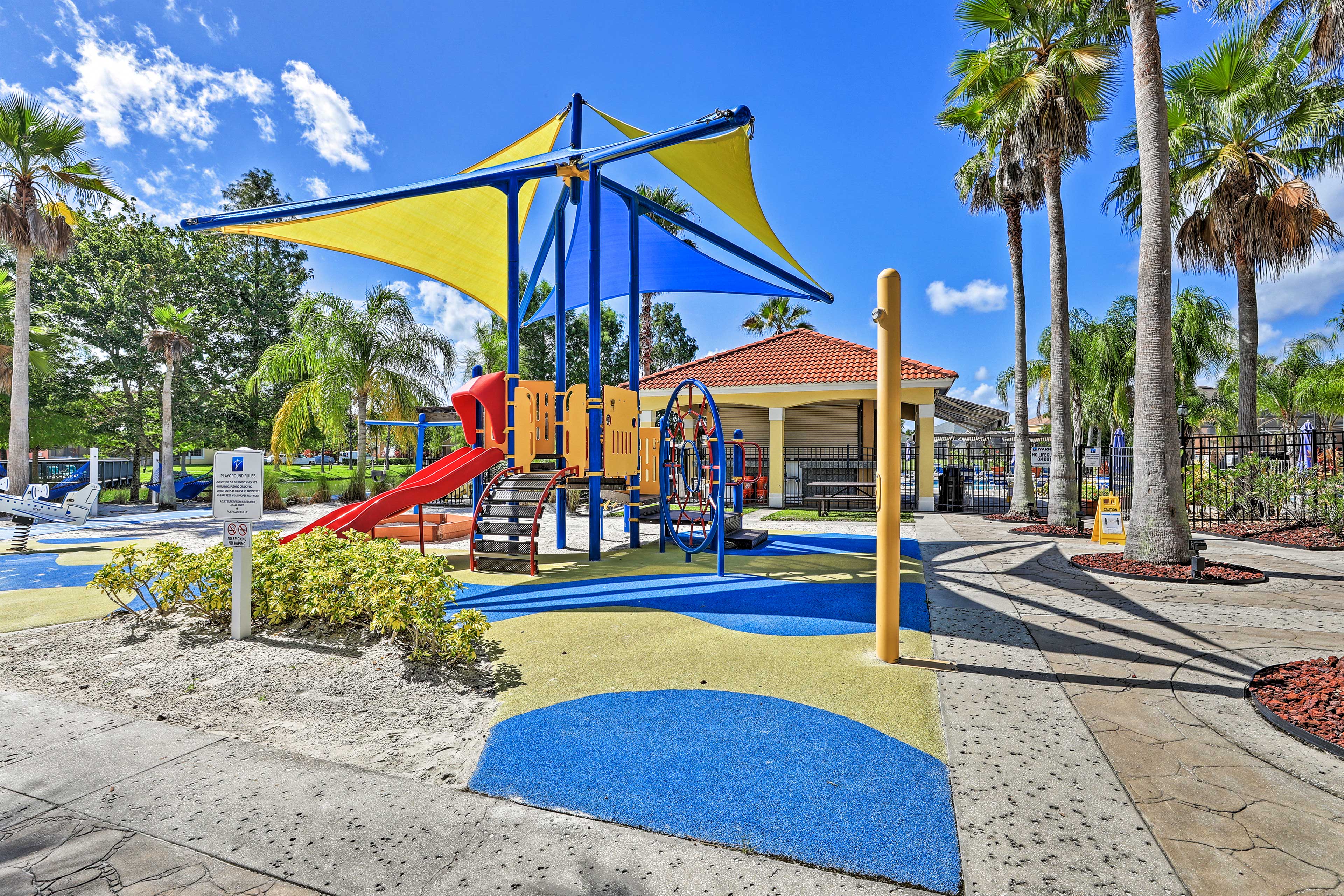 The kids are sure to love the play area!