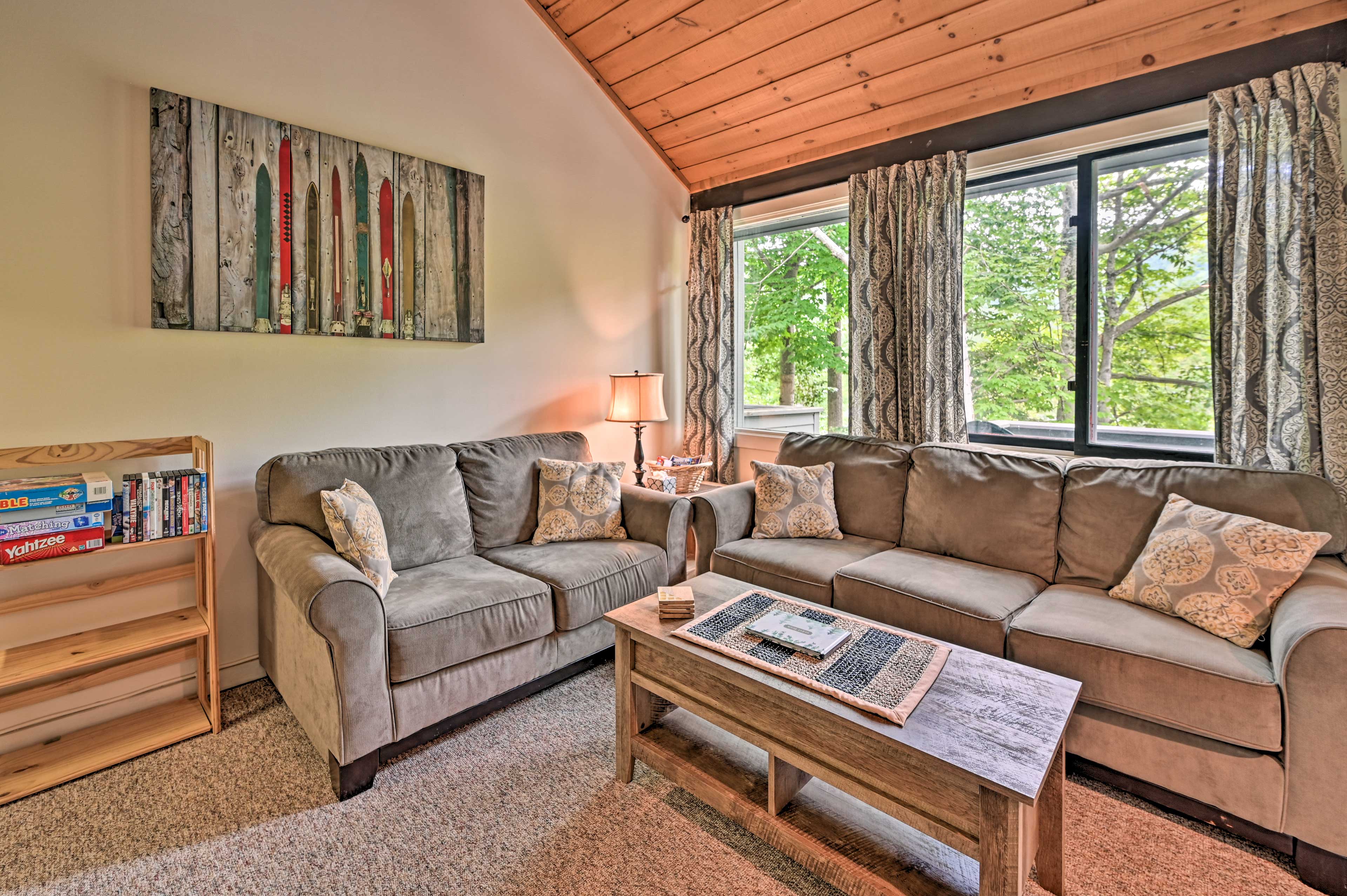 Living Room | Central Heating | Books