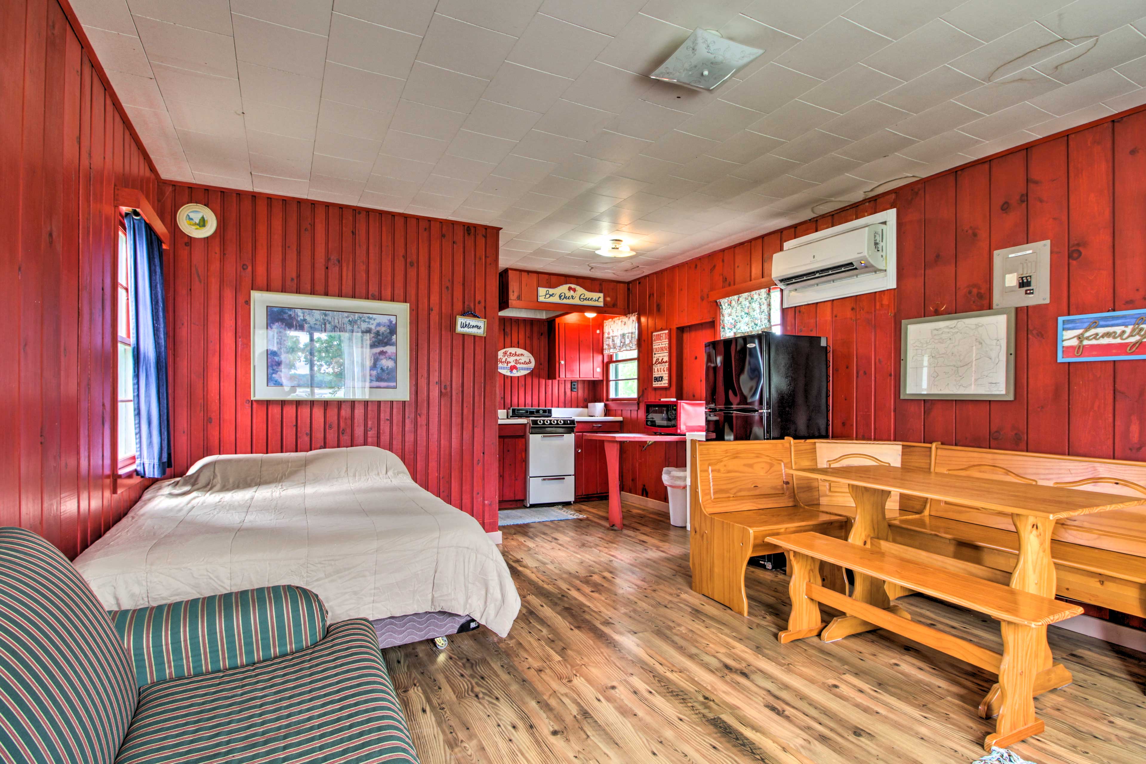 Escape to Dent and stay at this 1-bedroom, 1-bathroom vacation rental cabin.