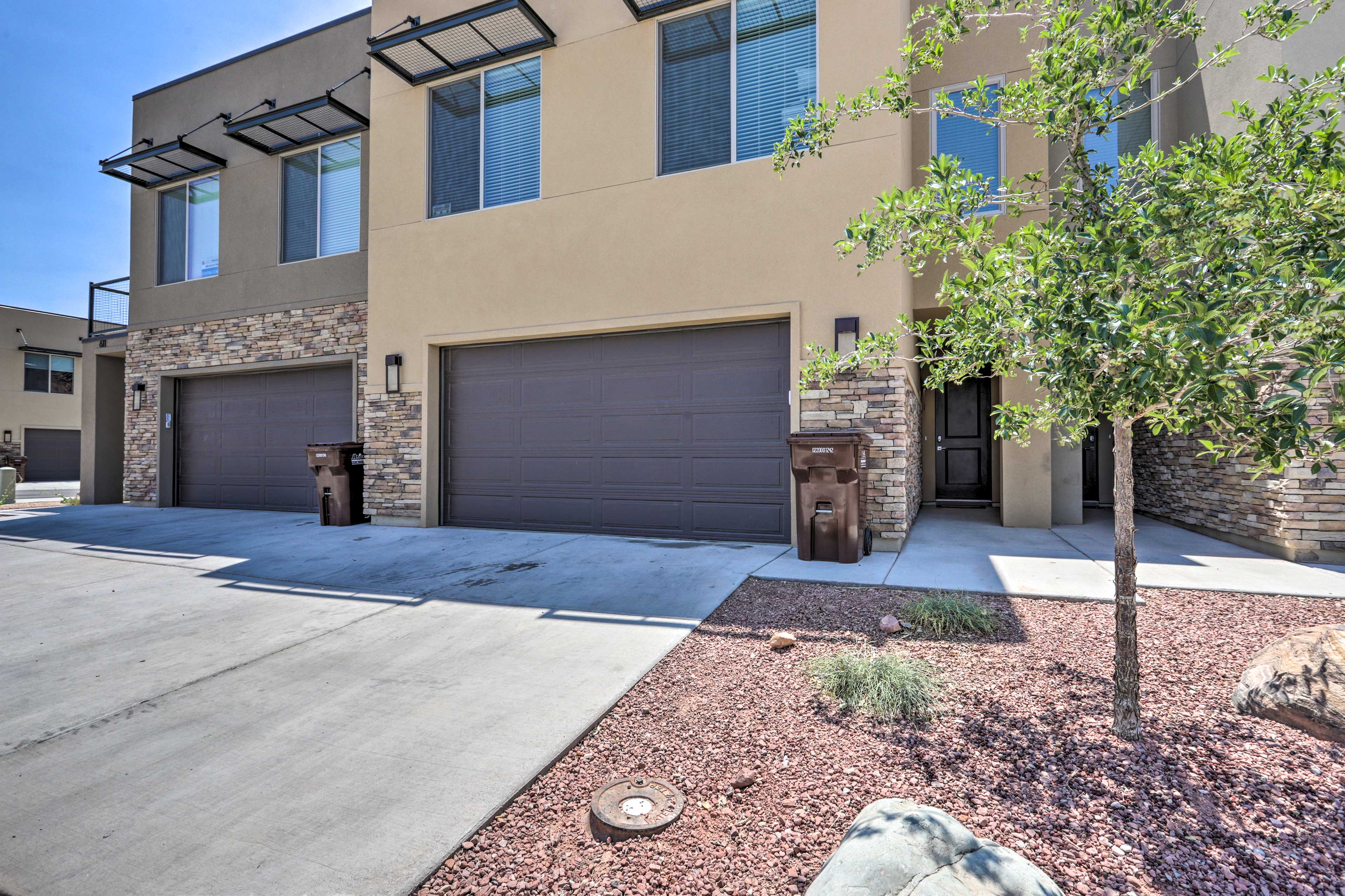 Come visit this stunning 4-bedroom, 3-bathroom townhome in central Moab!