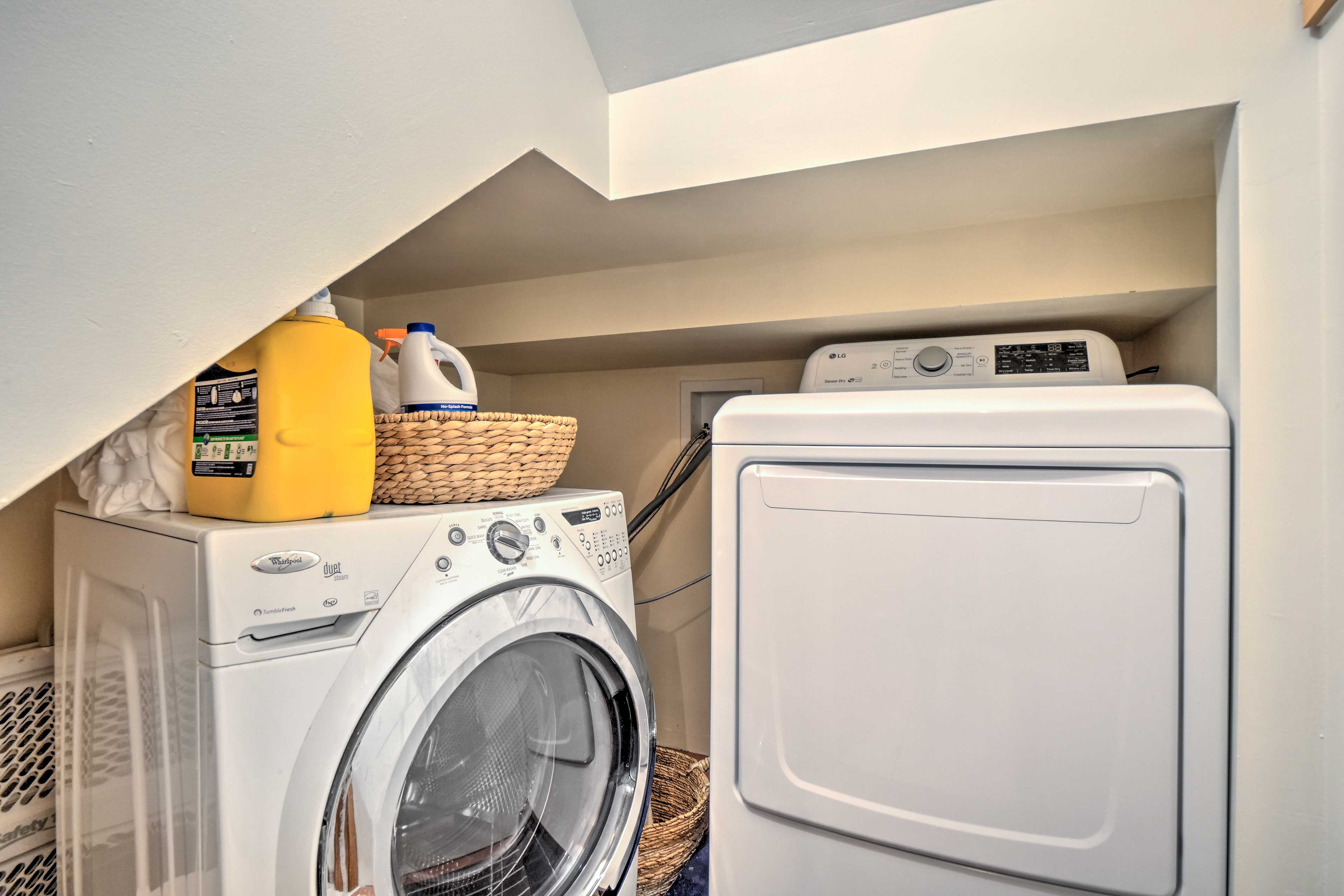 Laundry Area | Washer | Dryer | Detergent