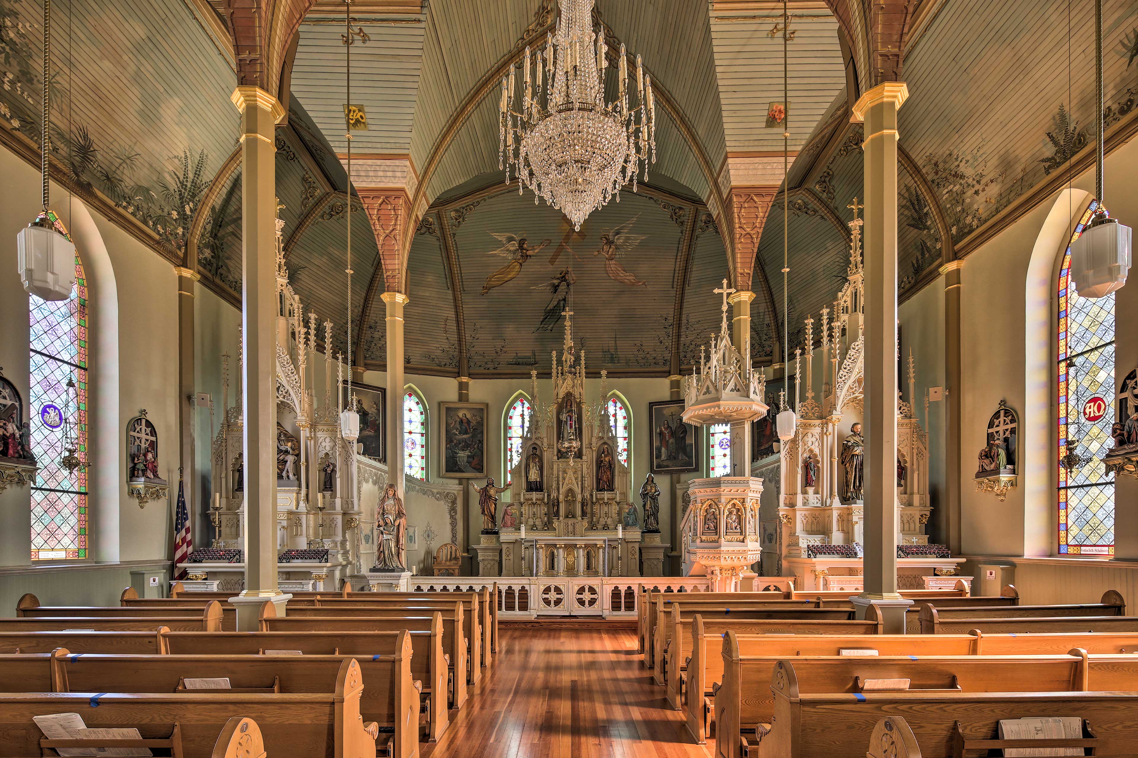 The inside of the churches will take your breath away.