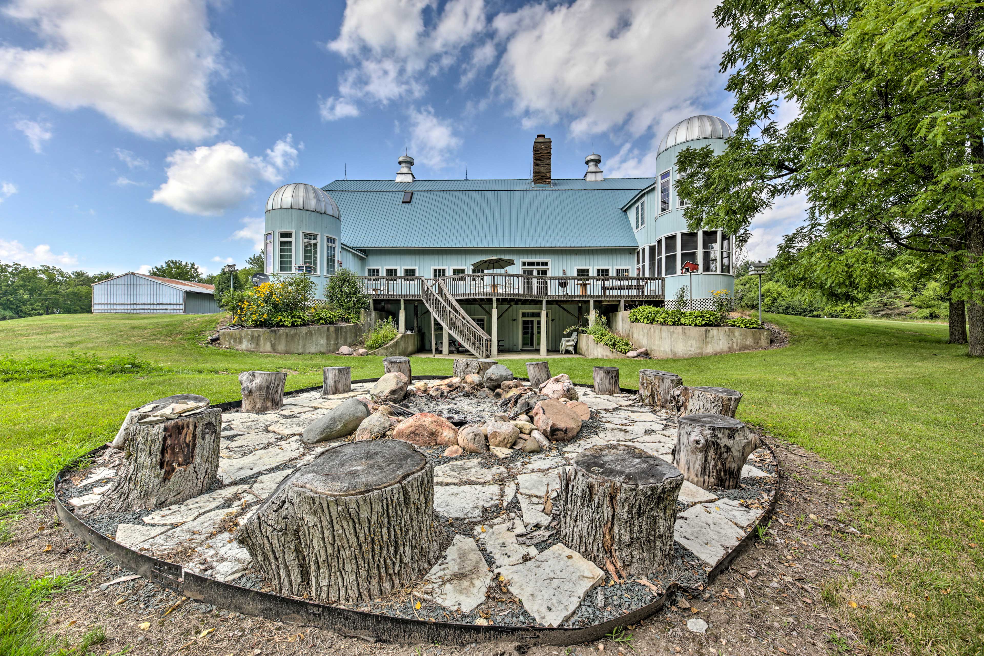 Wood-Burning Fire Pit