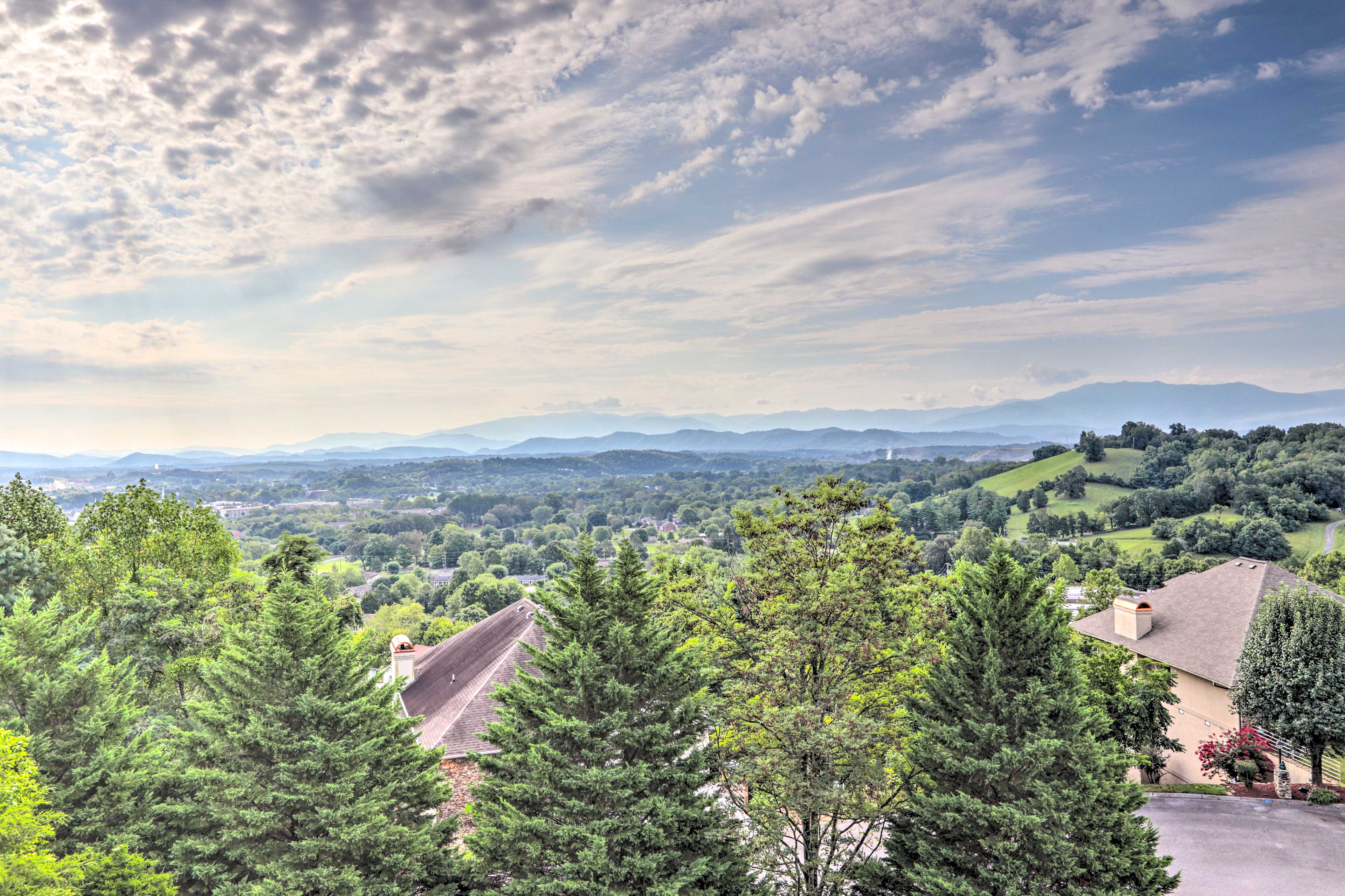 You'll be just 15 miles from Great Smoky Mountain National Park.