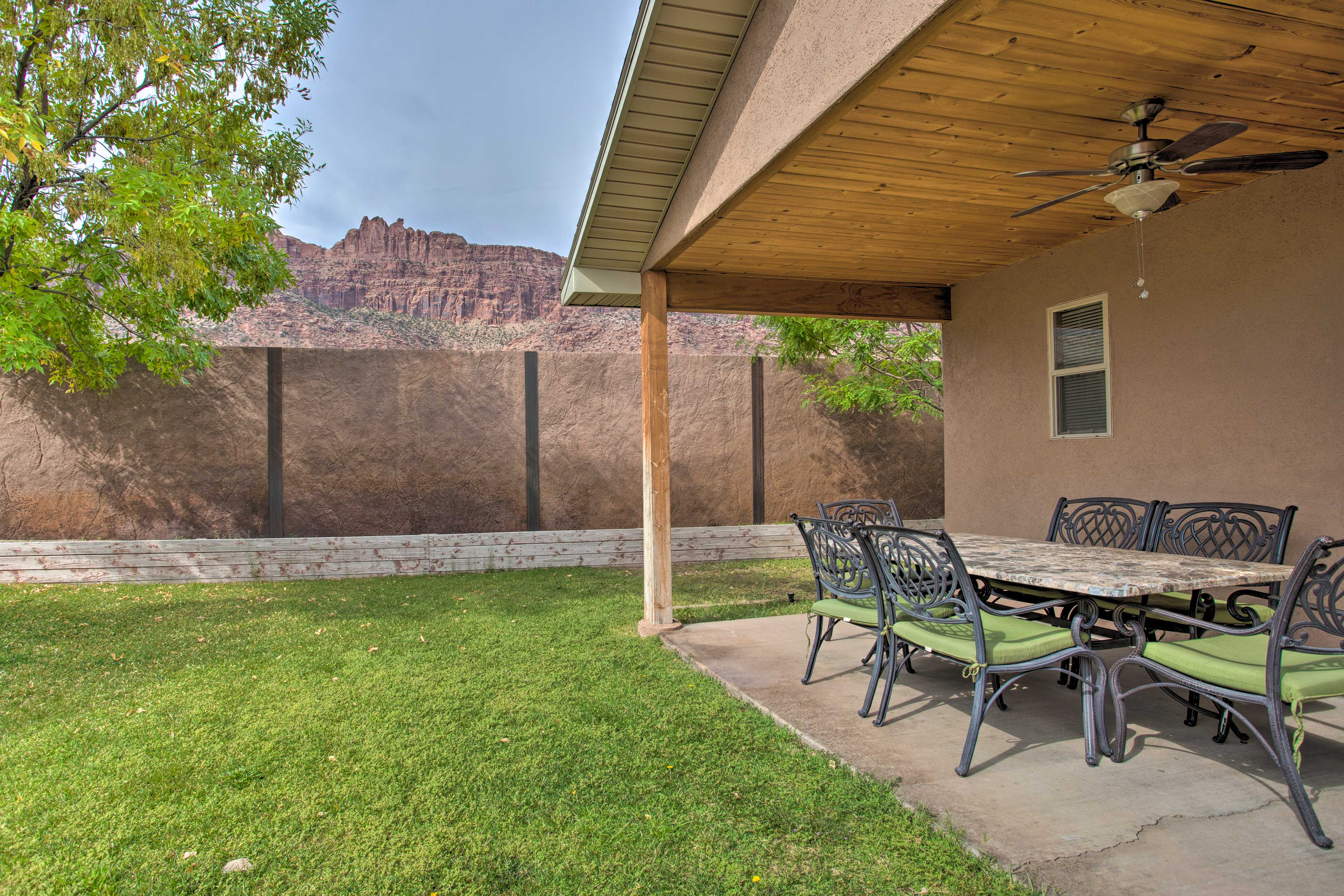 Take in the glorious views right from your back yard.