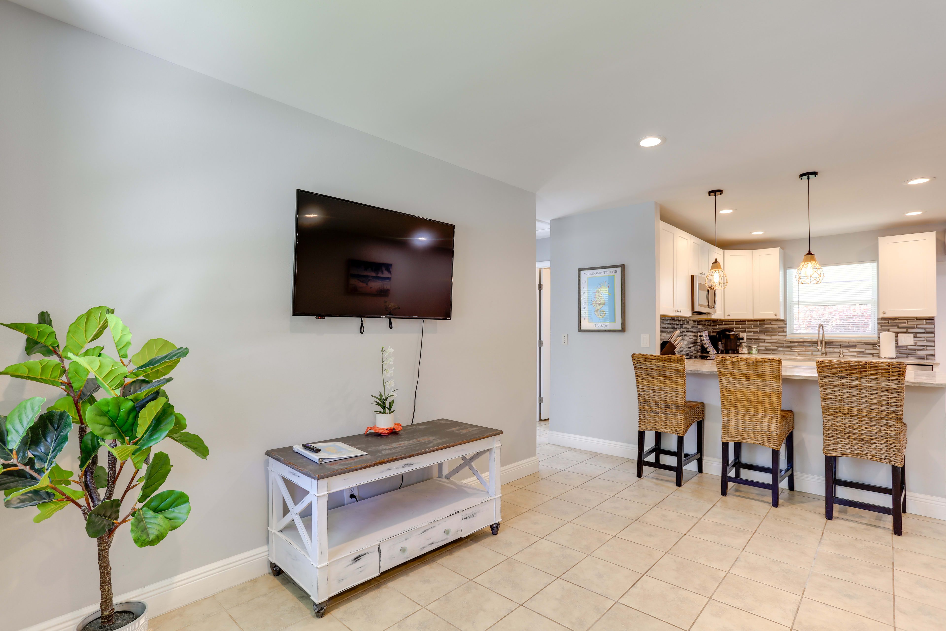 Living Room | Pets Welcome w/ Fee | Smart TV