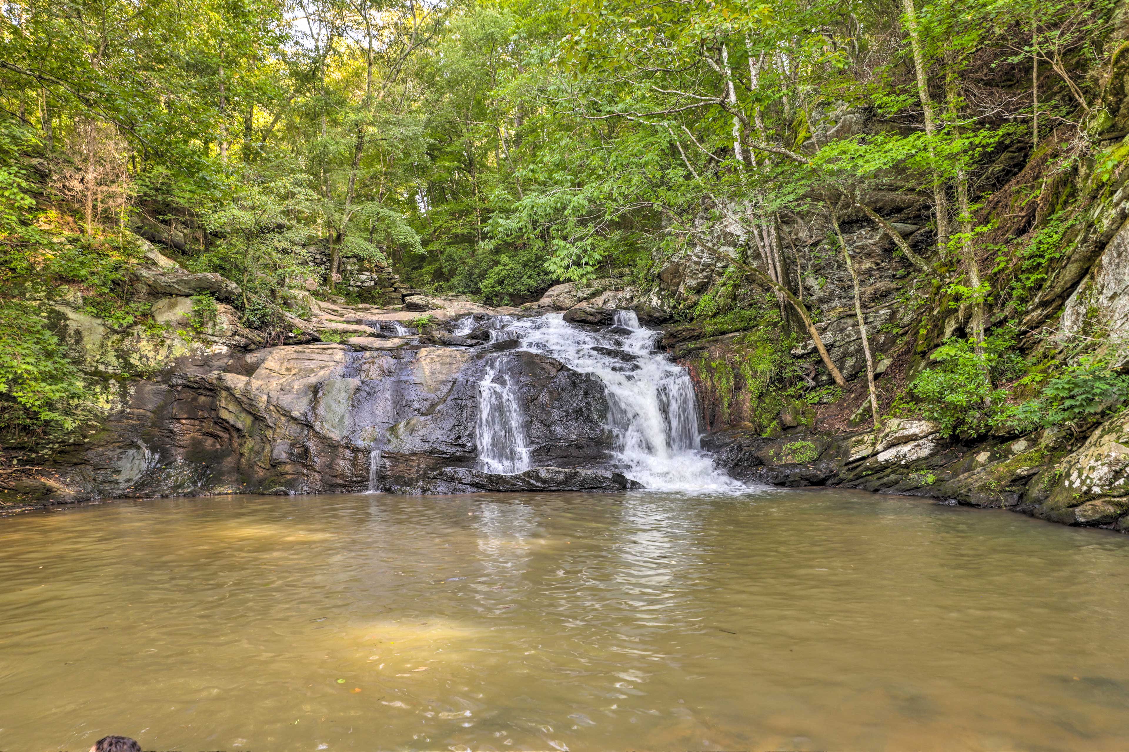 Henry's Mill Falls is the perfect spot for a midday adventure.