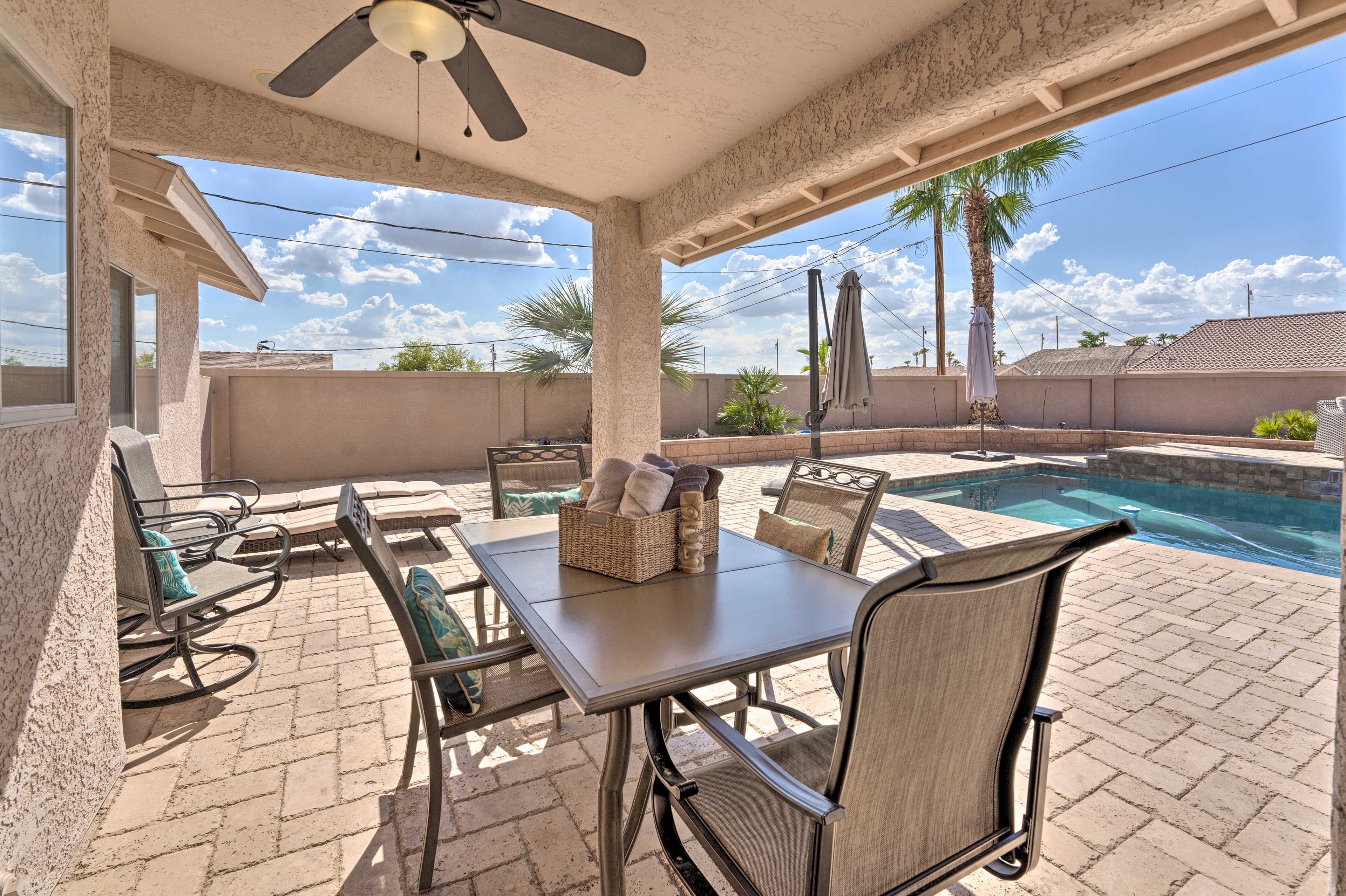 Covered Patio | Gas Grill | Private Pool