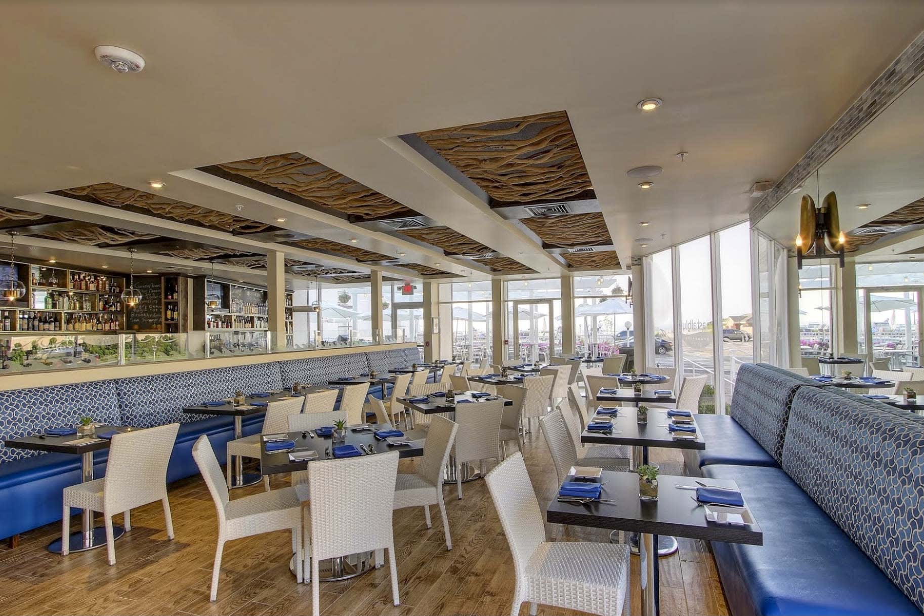 Spend time at this coastal beachfront restaurant!