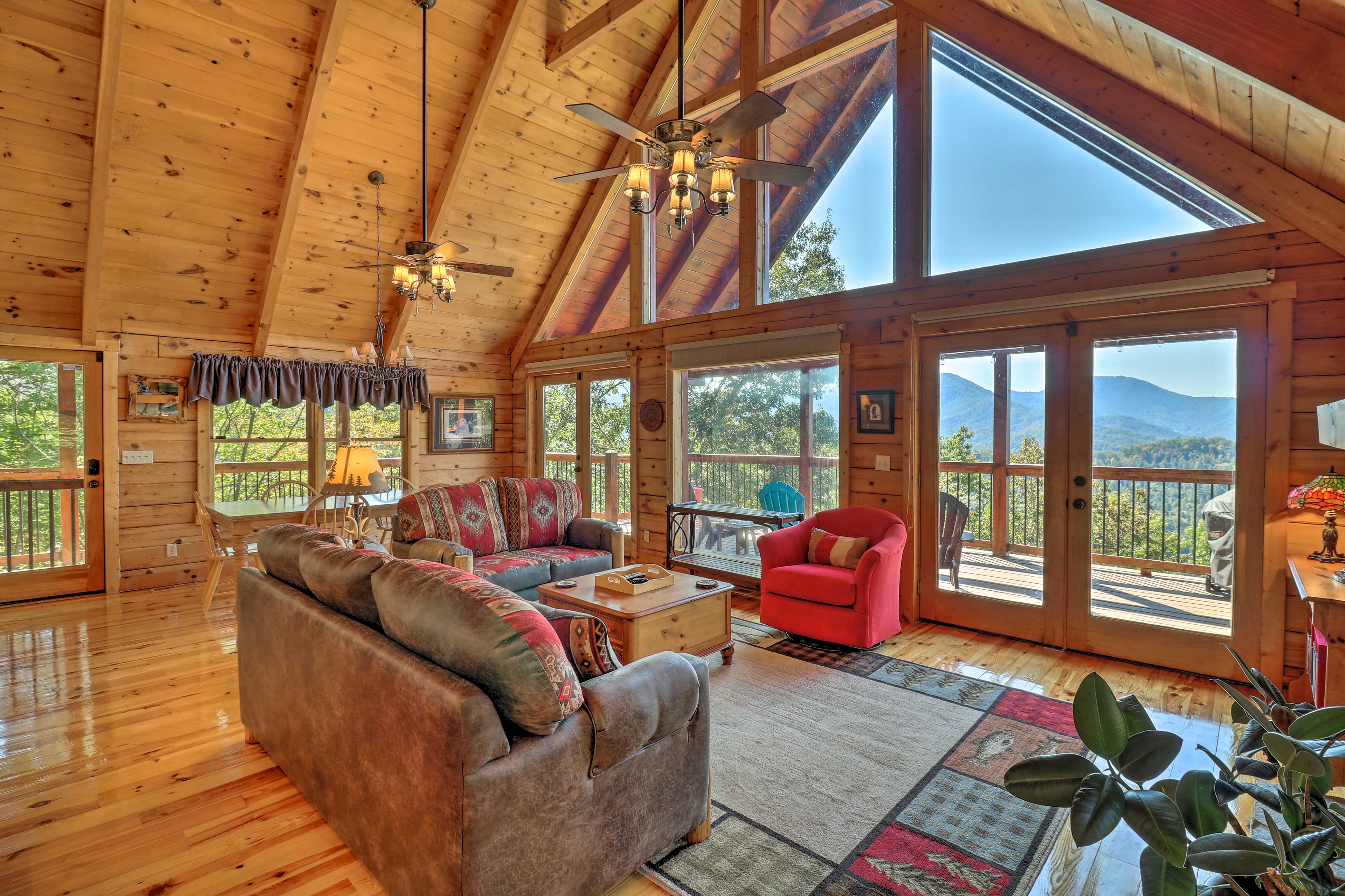 Living Room | Smart TV | Access to Wraparound Porch