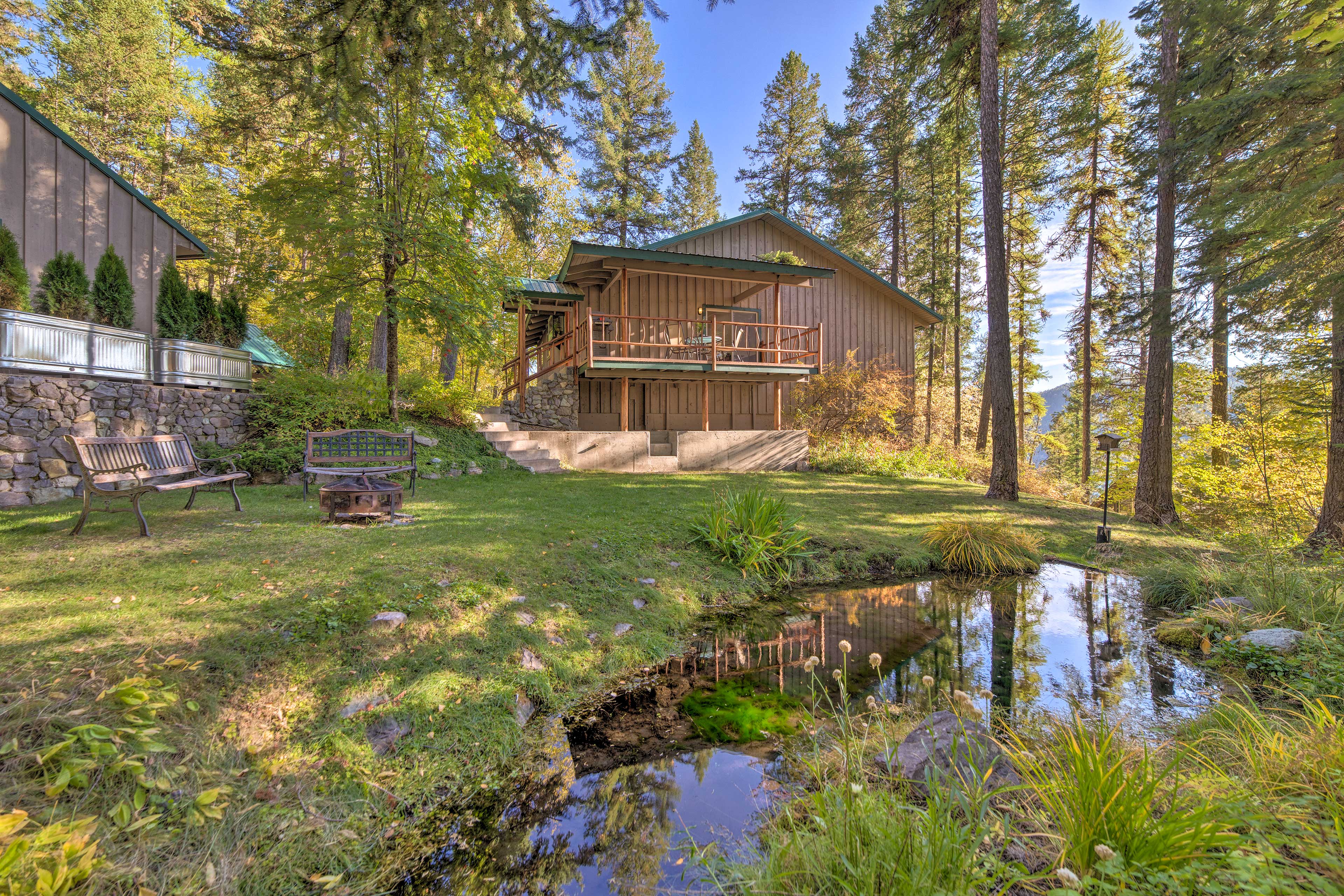 Whitefish Vacation Rental | 3BR | 2BA | 1,800 Sq Ft | Private Cabin